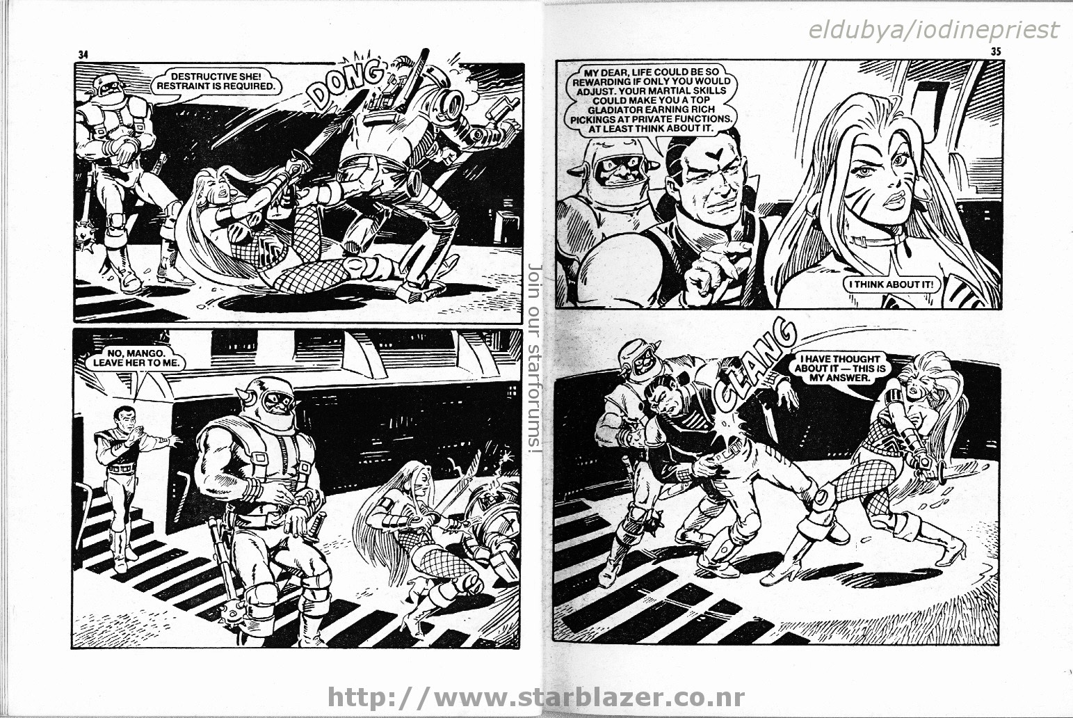 Read online Starblazer comic -  Issue #216 - 19