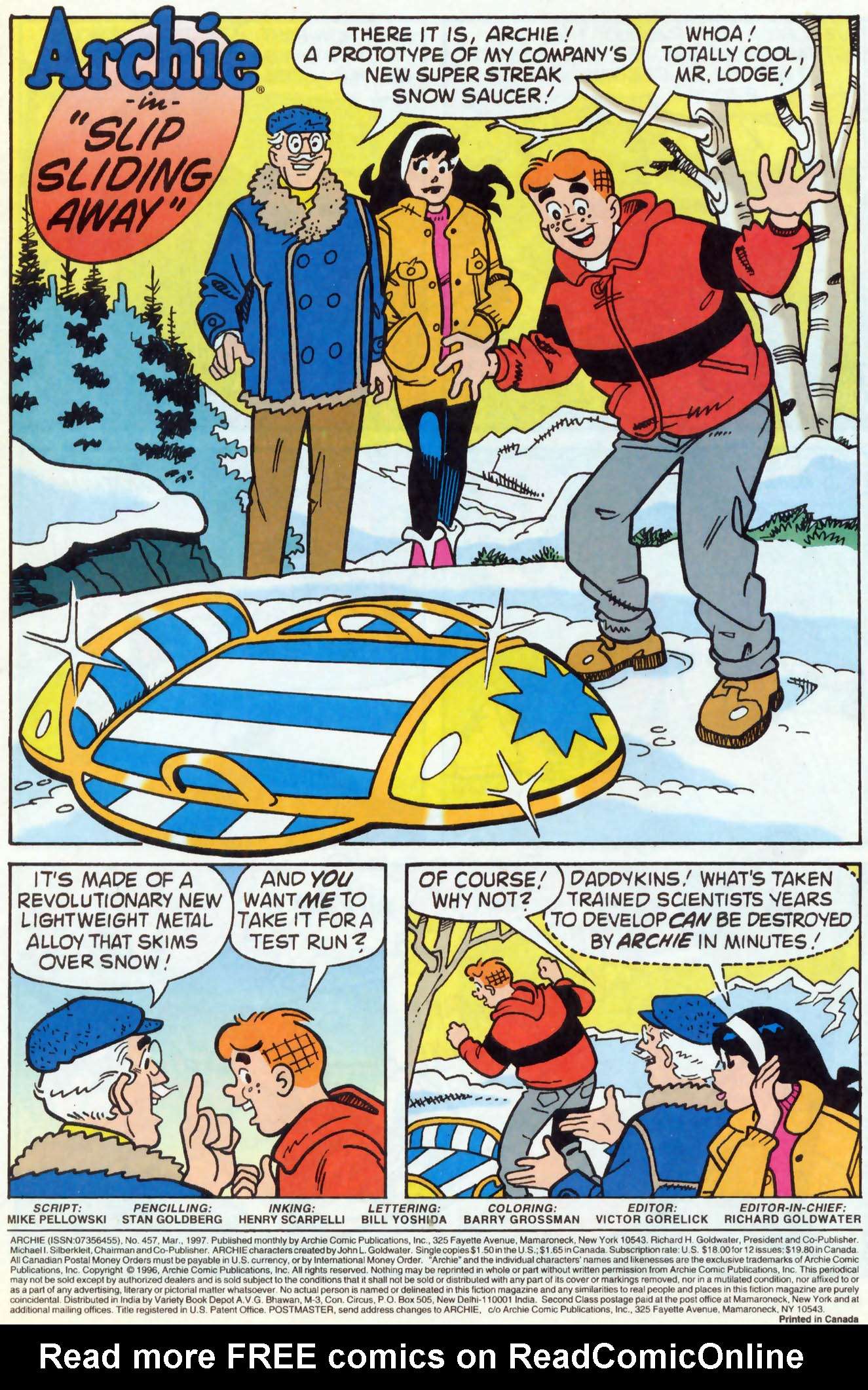 Read online Archie (1960) comic -  Issue #457 - 2