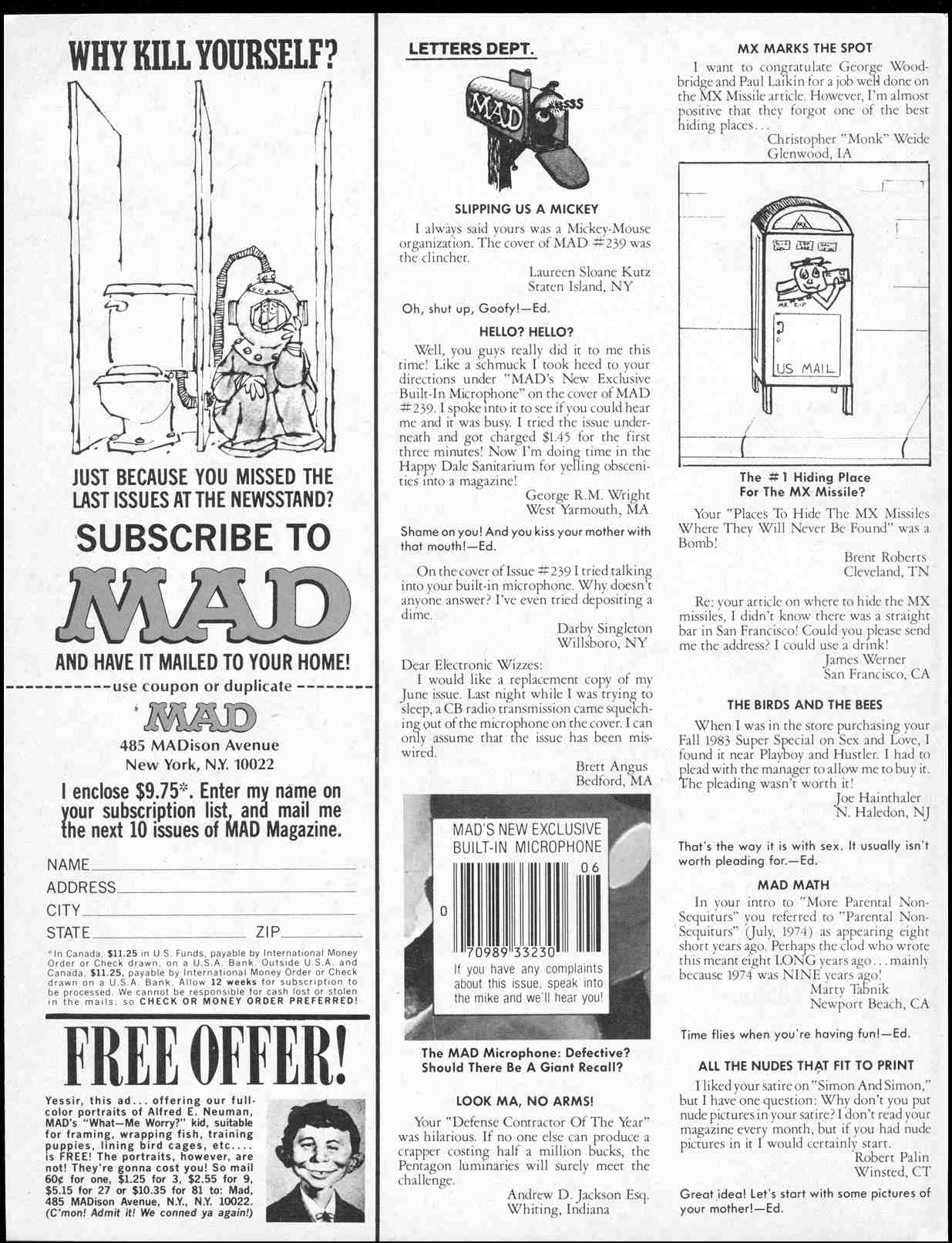 Read online MAD comic -  Issue #241 - 4