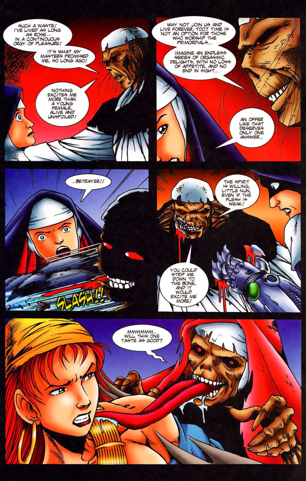 Read online Warrior Nun Areala: Scorpio Rose comic -  Issue #3 - 18