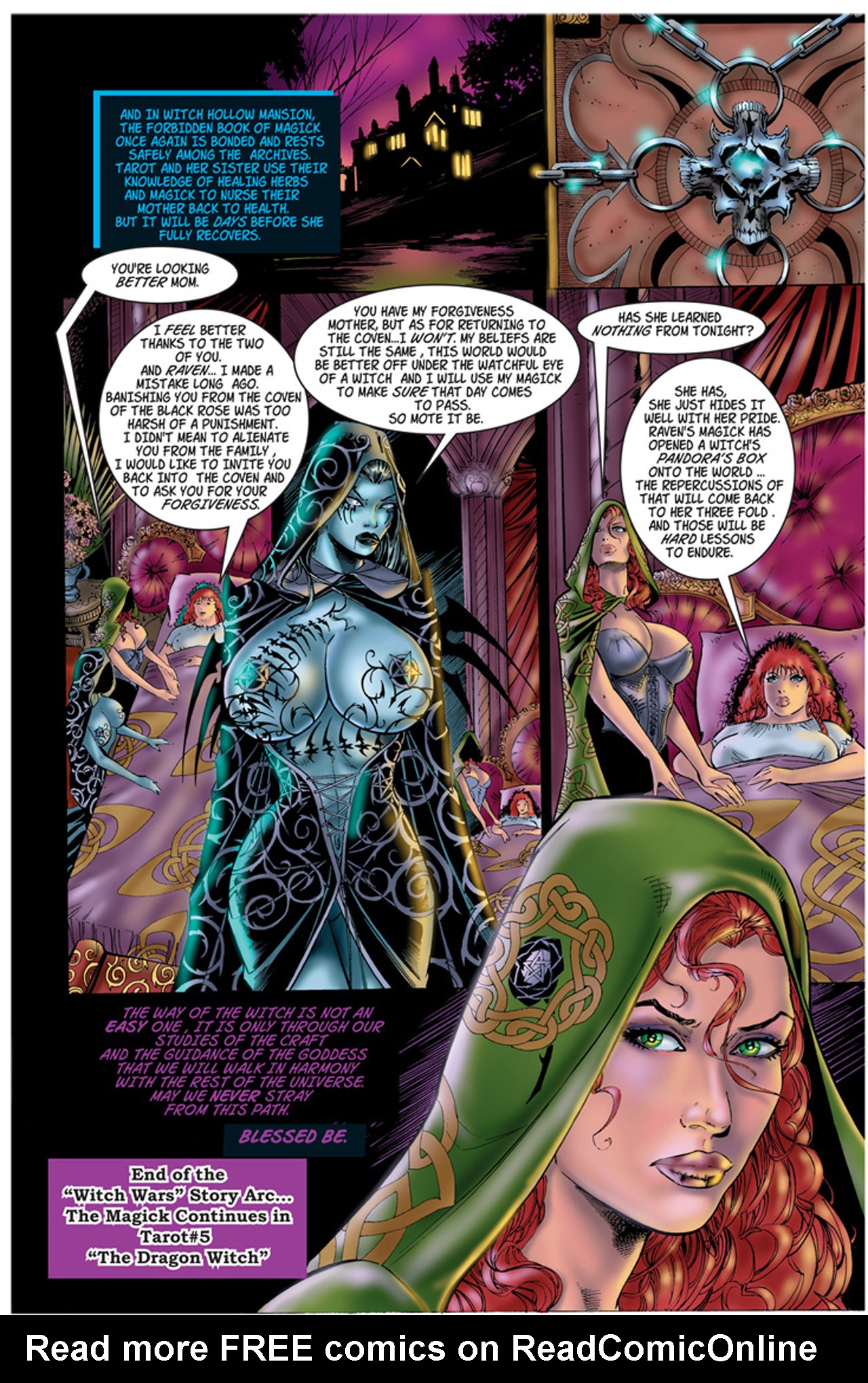 Read online Tarot: Witch of the Black Rose comic -  Issue #4 - 24