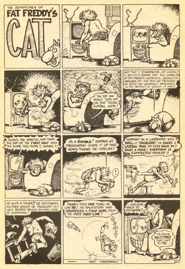 Read online Adventures of Fat Freddy's Cat comic -  Issue #1 - 12