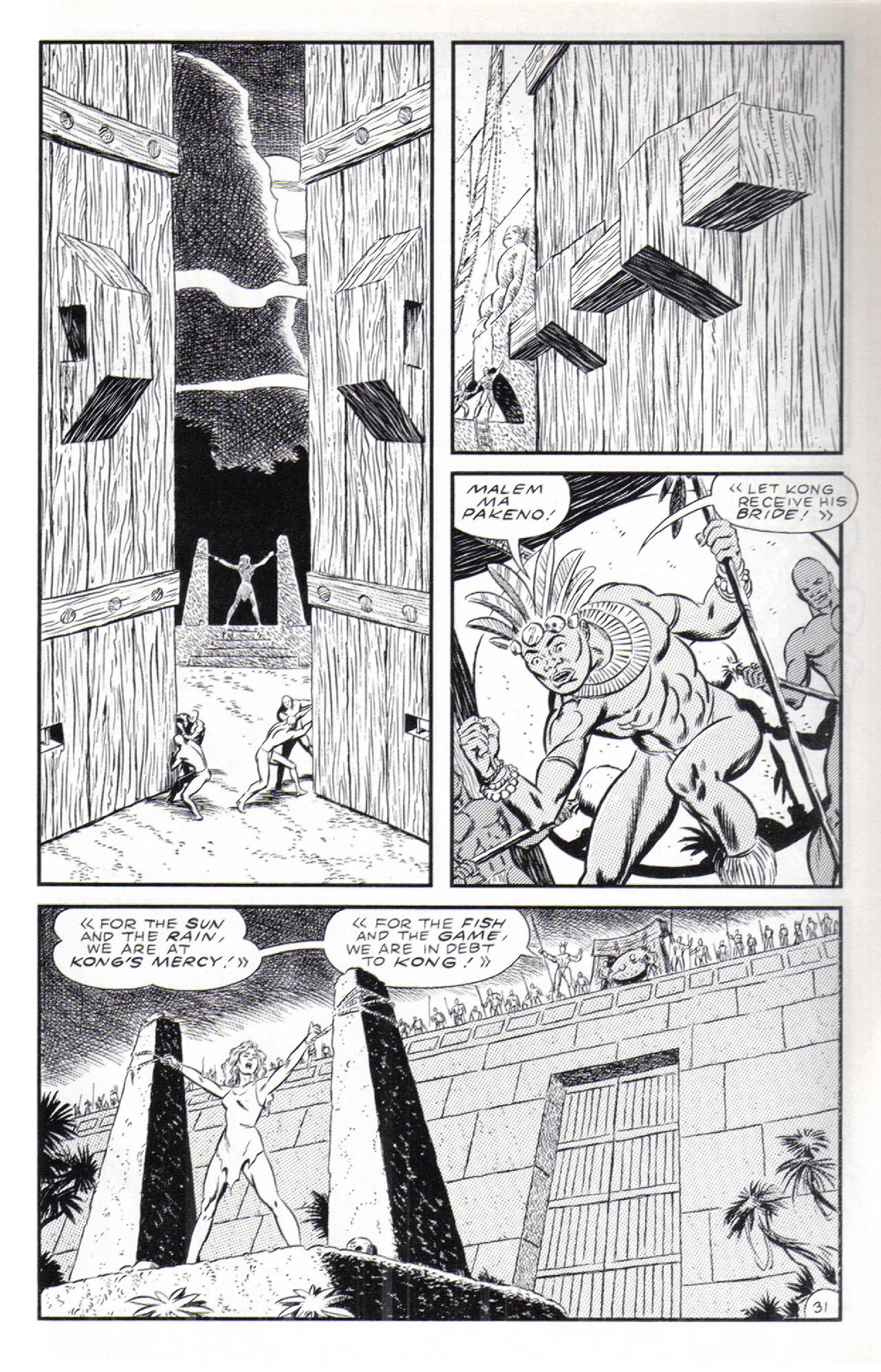 Read online King Kong (1991) comic -  Issue #1 - 32
