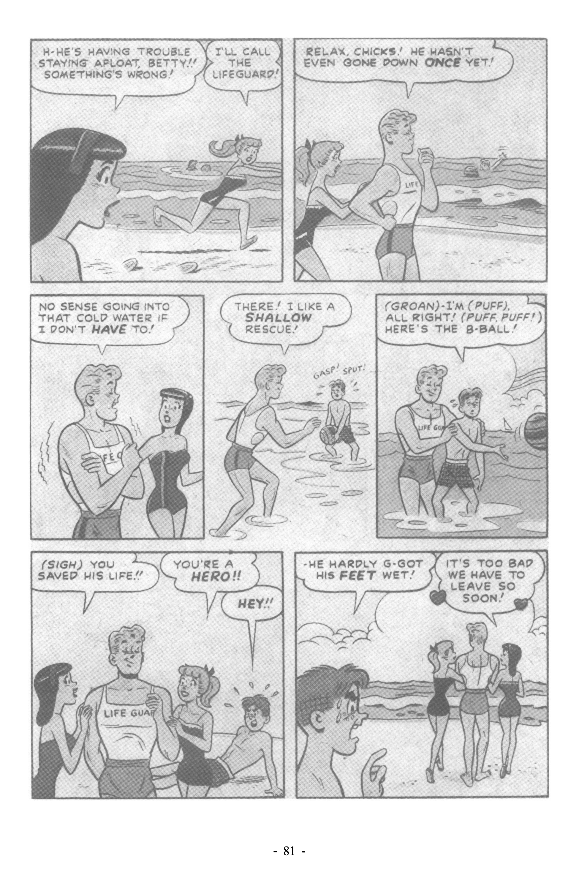 Read online Best of Betty and Veronica Summer Fun comic -  Issue # TPB (Part 1) - 106
