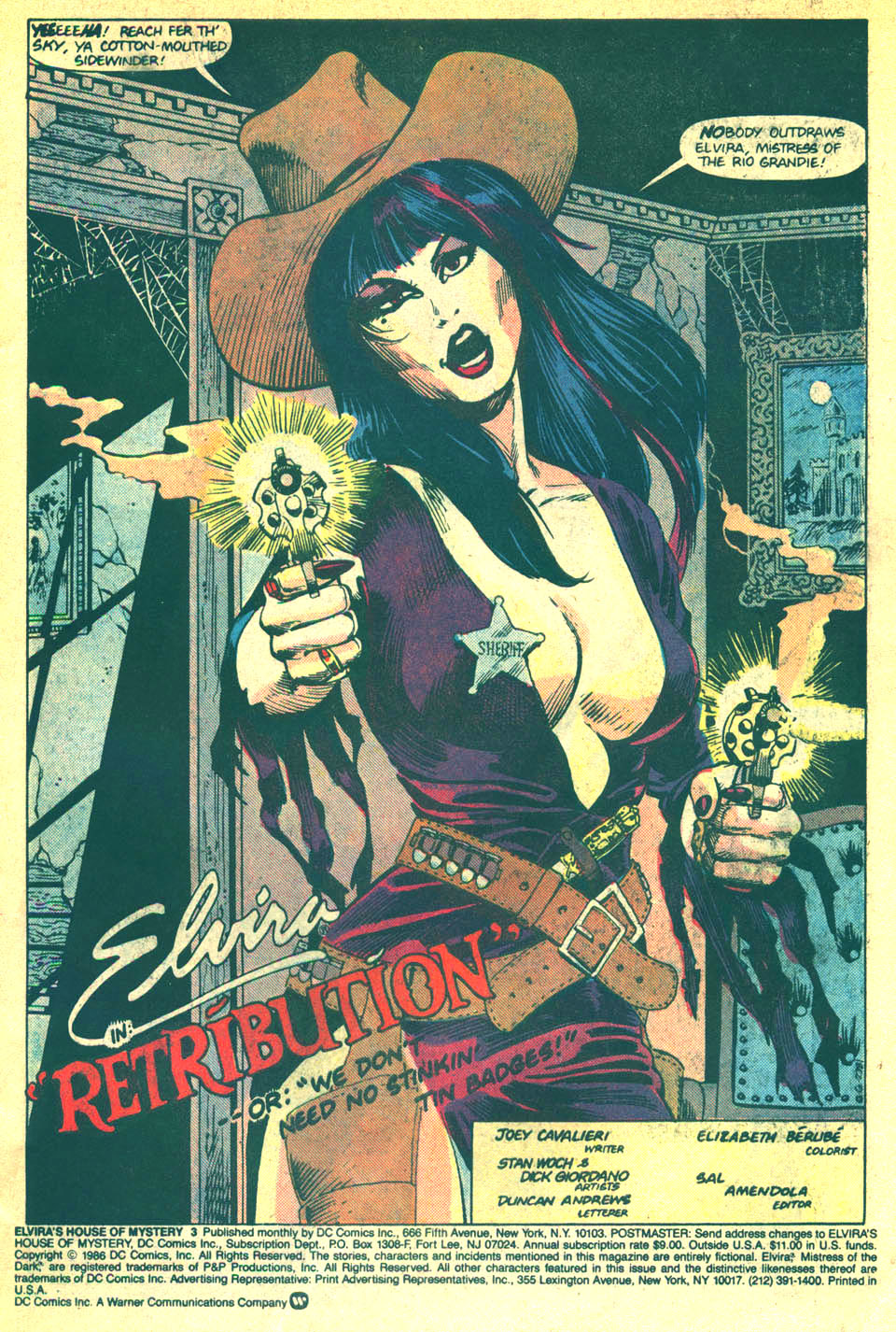 Read online Elvira's House of Mystery comic -  Issue #3 - 3