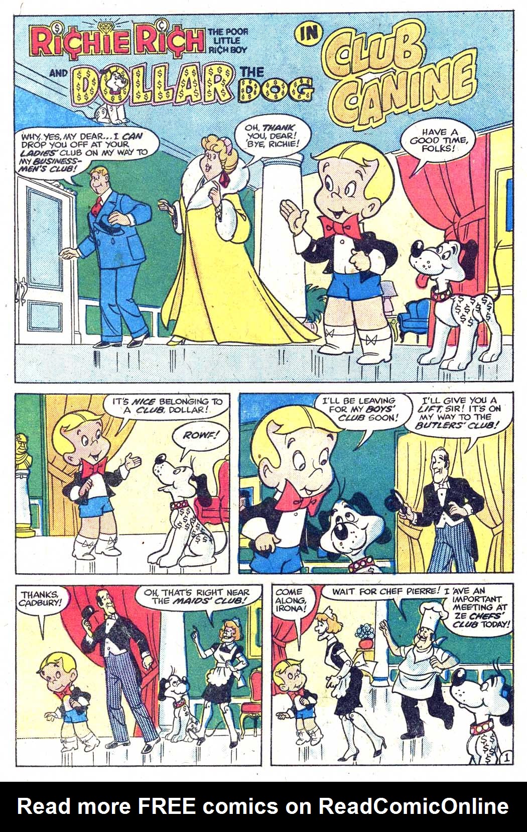 Read online Richie Rich & Dollar the Dog comic -  Issue #6 - 19