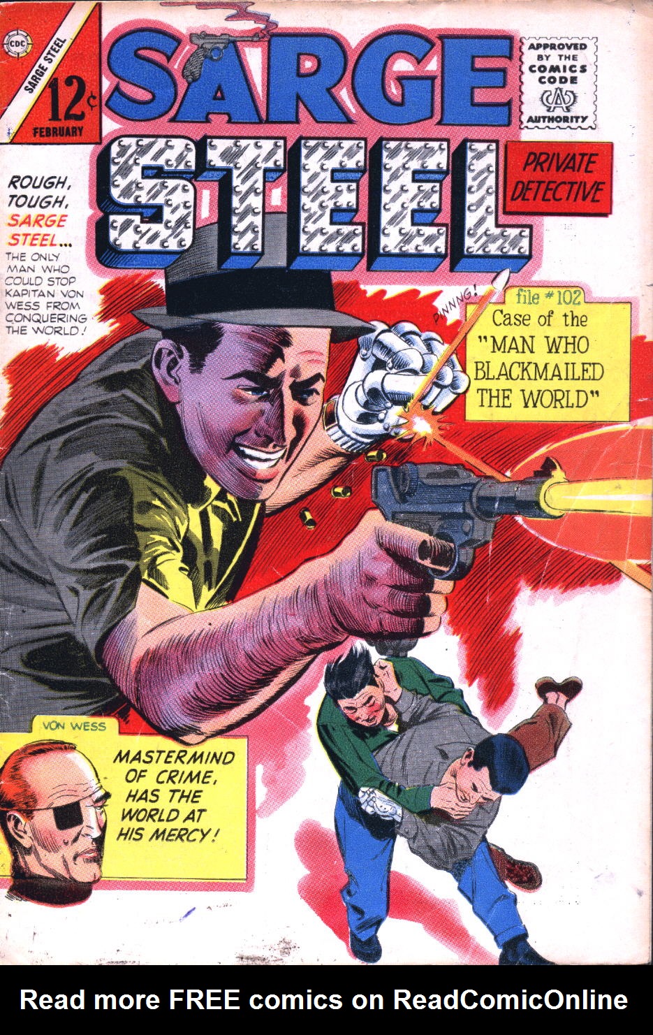 Read online Sarge Steel comic -  Issue #2 - 1