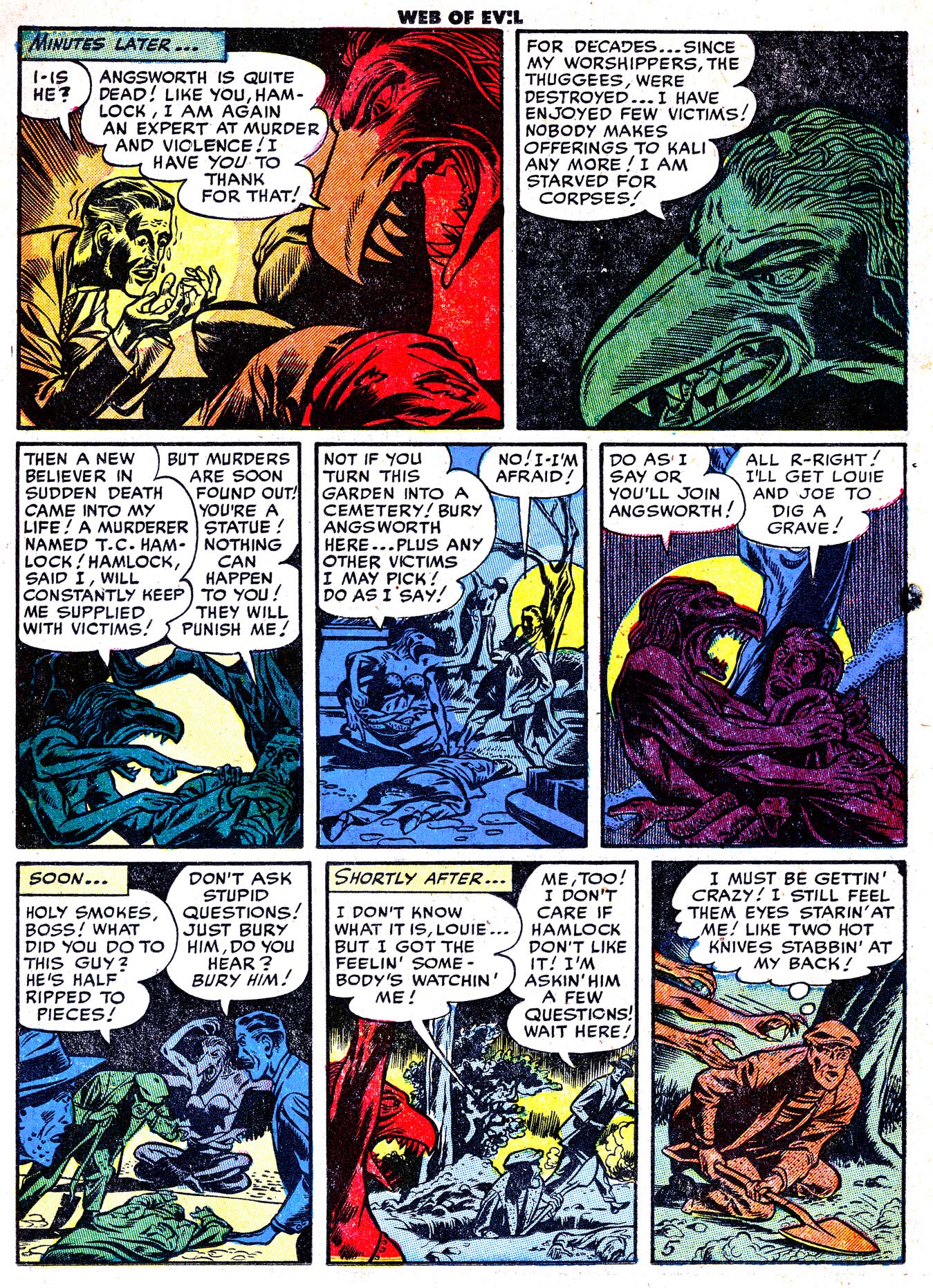 Read online Web of Evil comic -  Issue #3 - 22