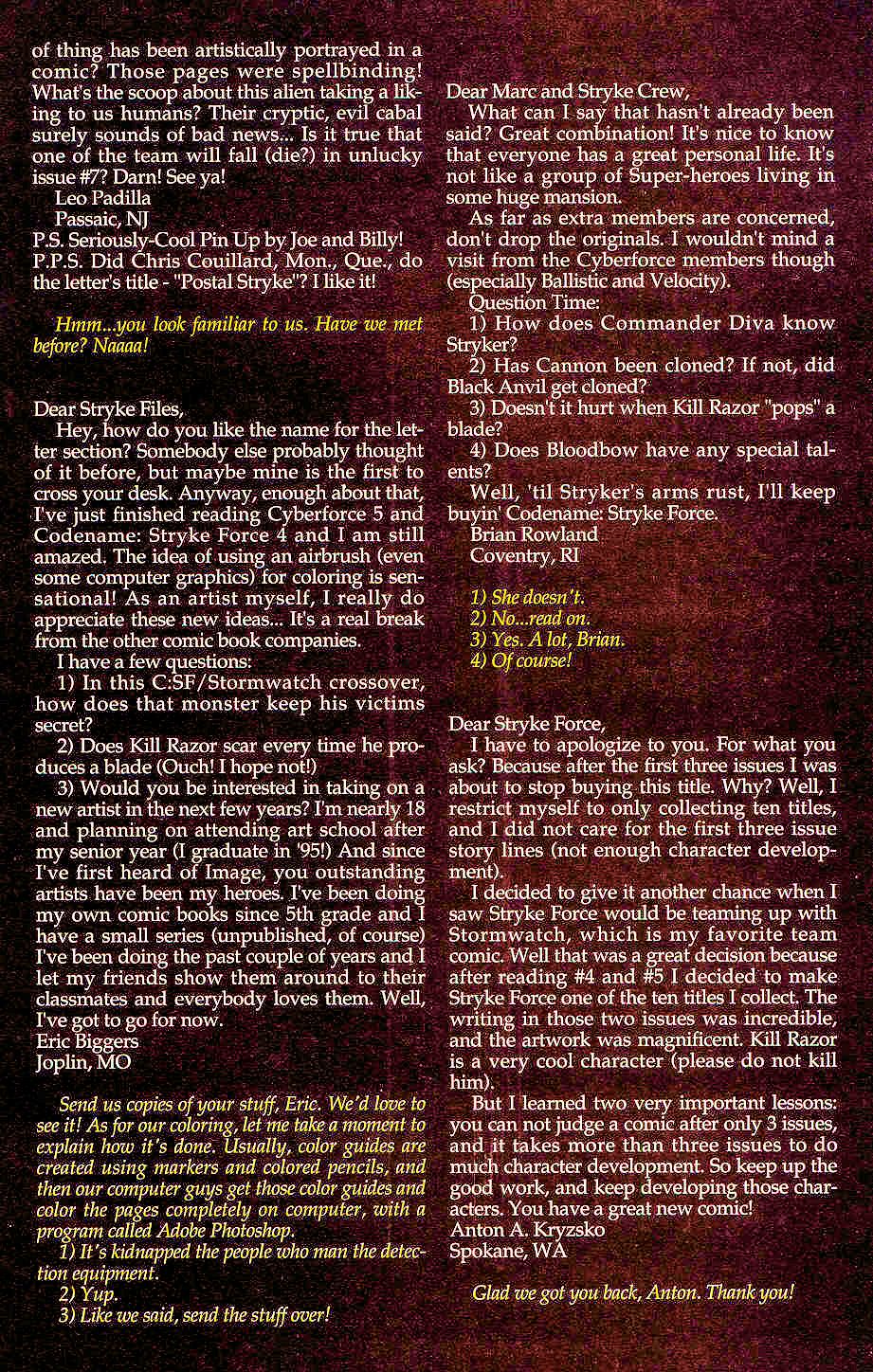 Read online Codename: Strykeforce comic -  Issue #6 - 30