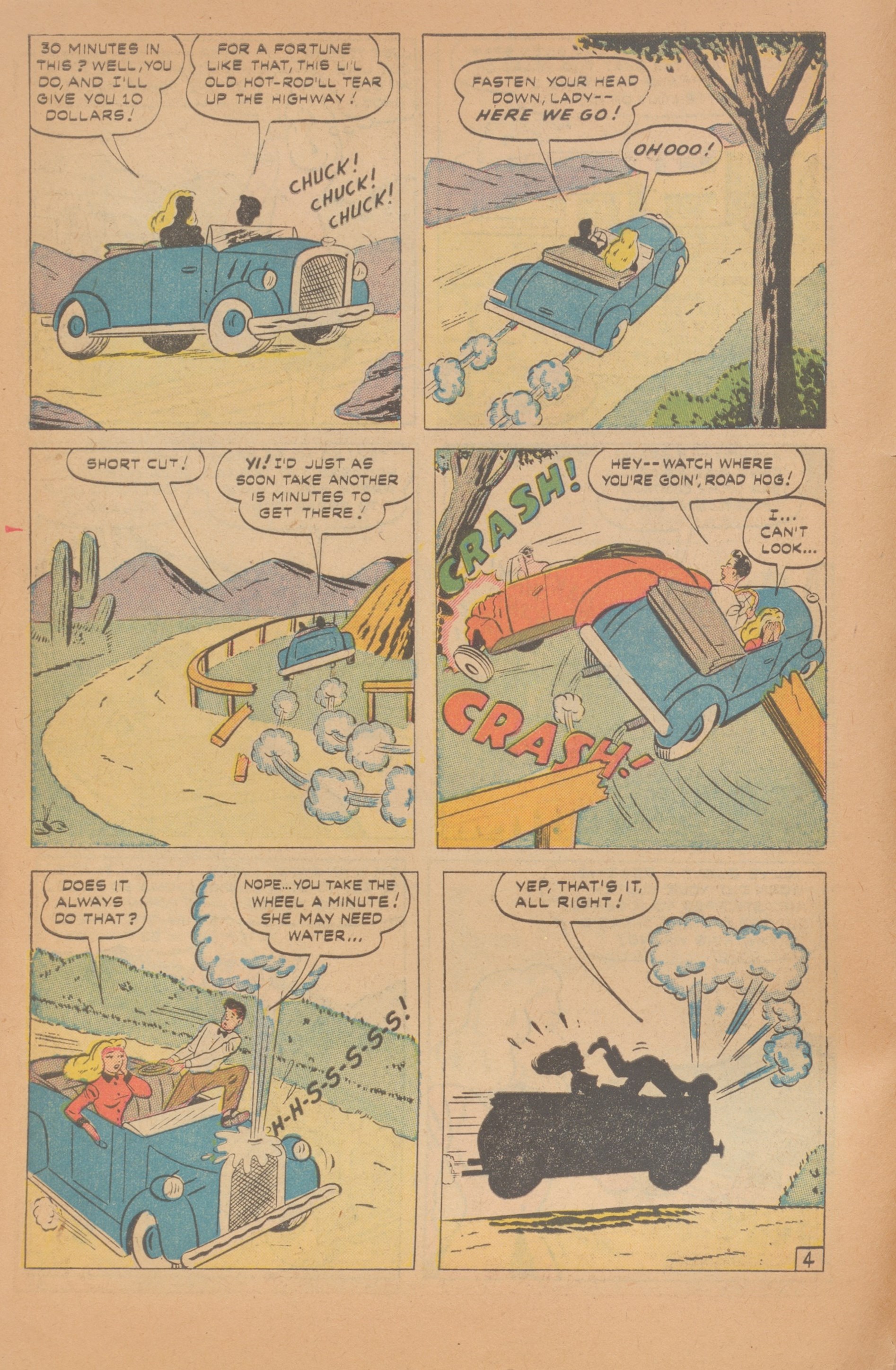 Read online Hedy Of Hollywood Comics comic -  Issue #37 - 6