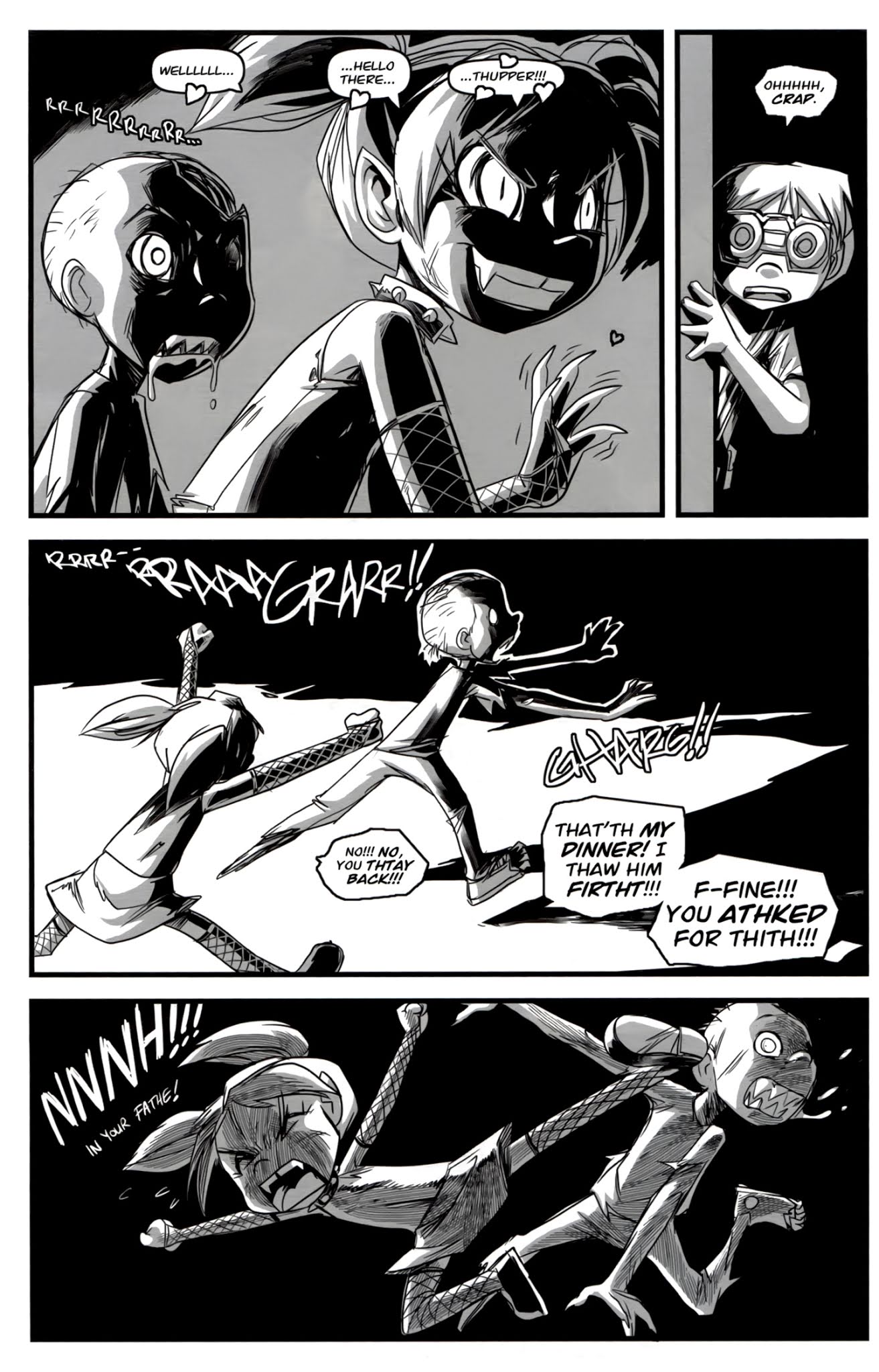 Read online The Littlest Zombie vs The Littlest Vampire comic -  Issue # Full - 17