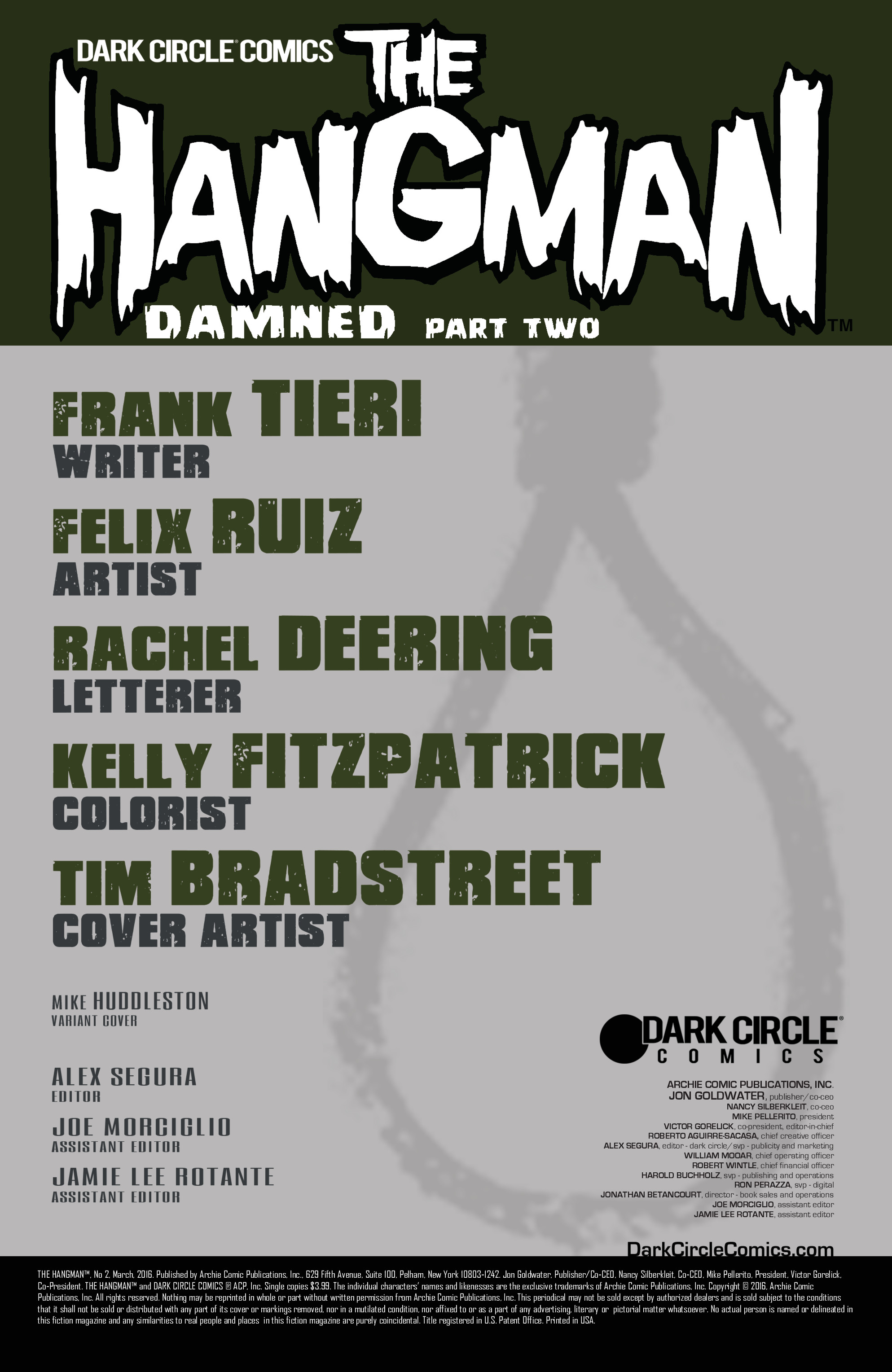 Read online The Hangman comic -  Issue #2 - 2