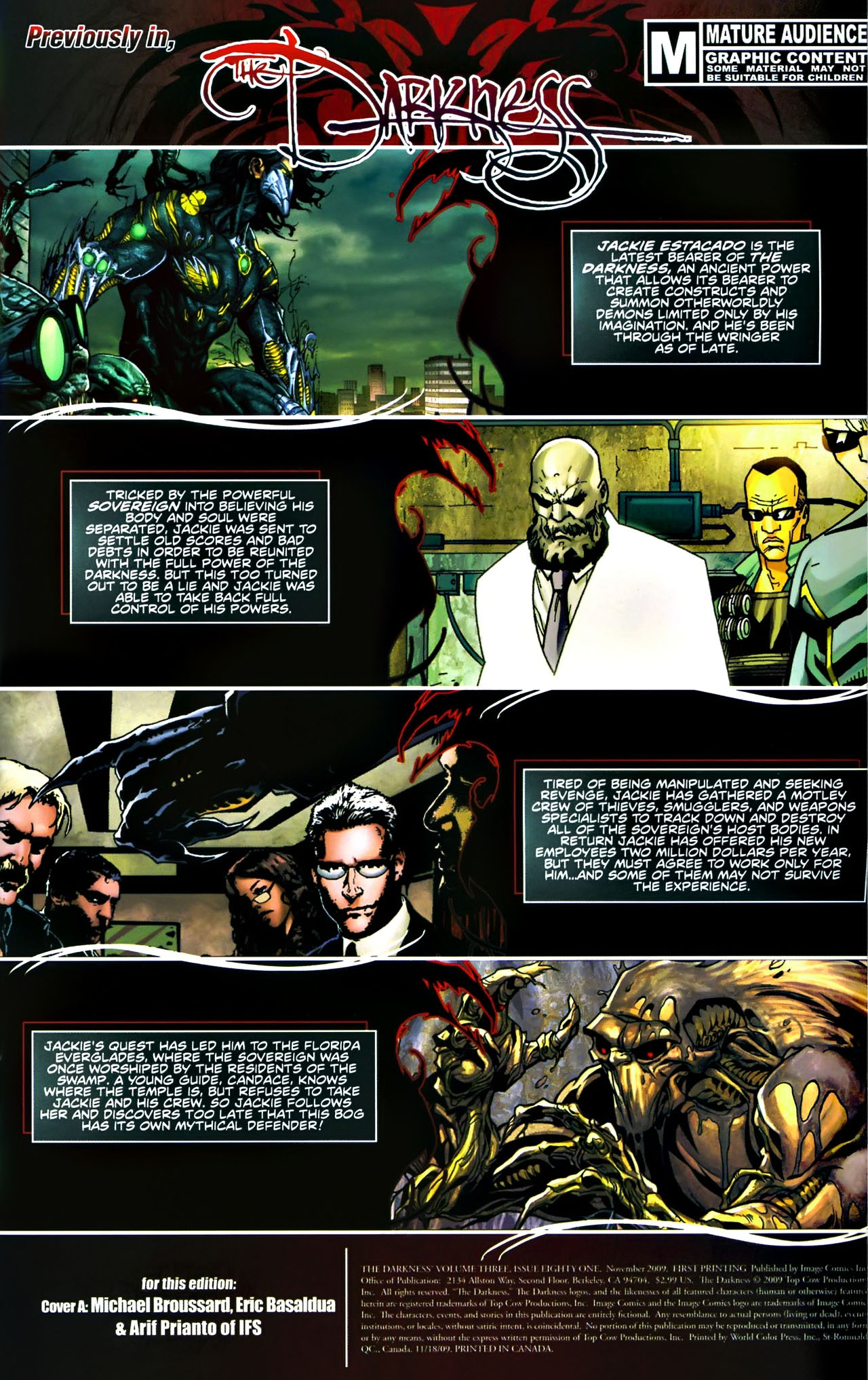 Read online The Darkness (2007) comic -  Issue #81 - 2