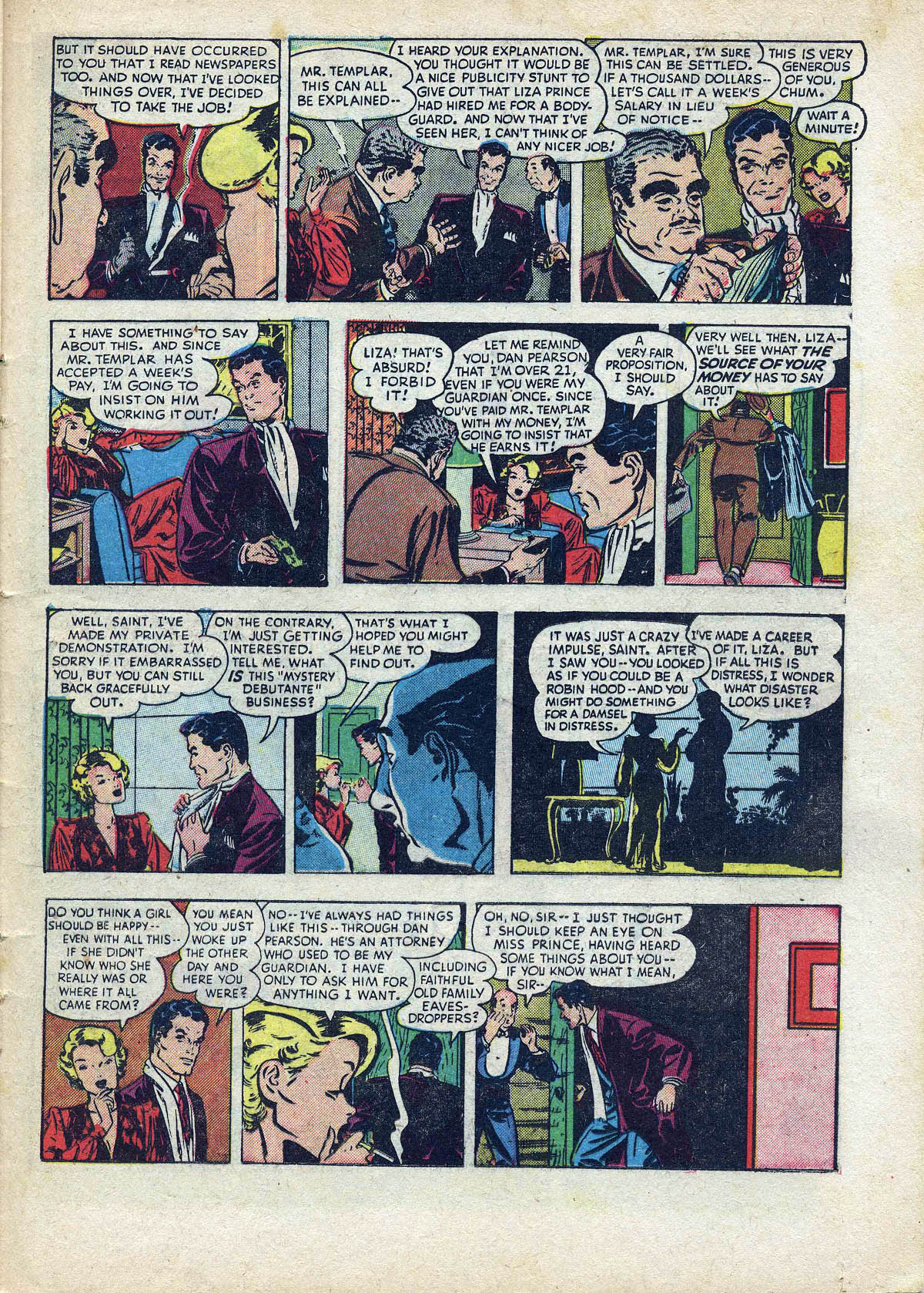 Read online The Saint (1947) comic -  Issue #8 - 21