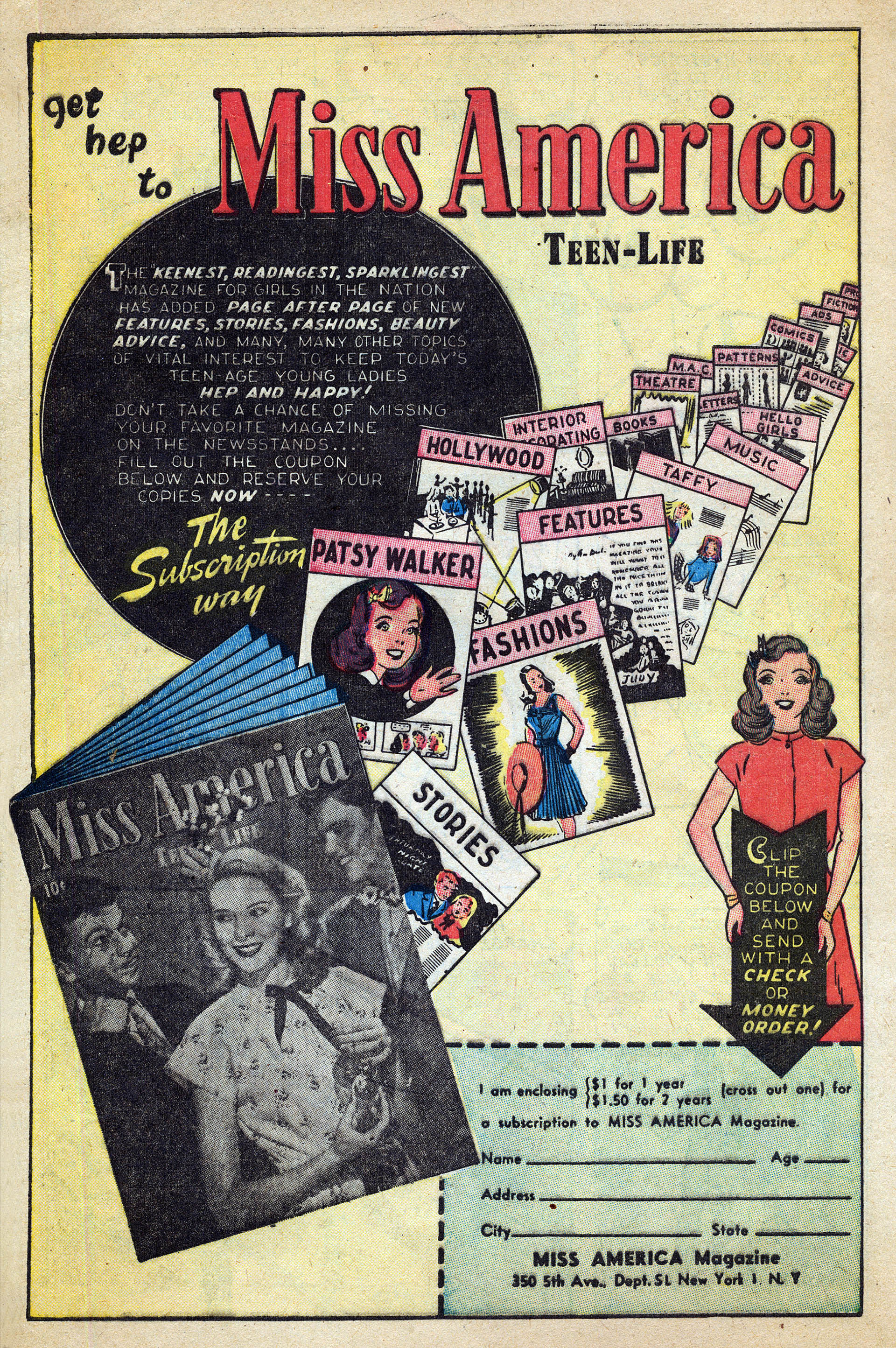 Read online Margie Comics comic -  Issue #35 - 40