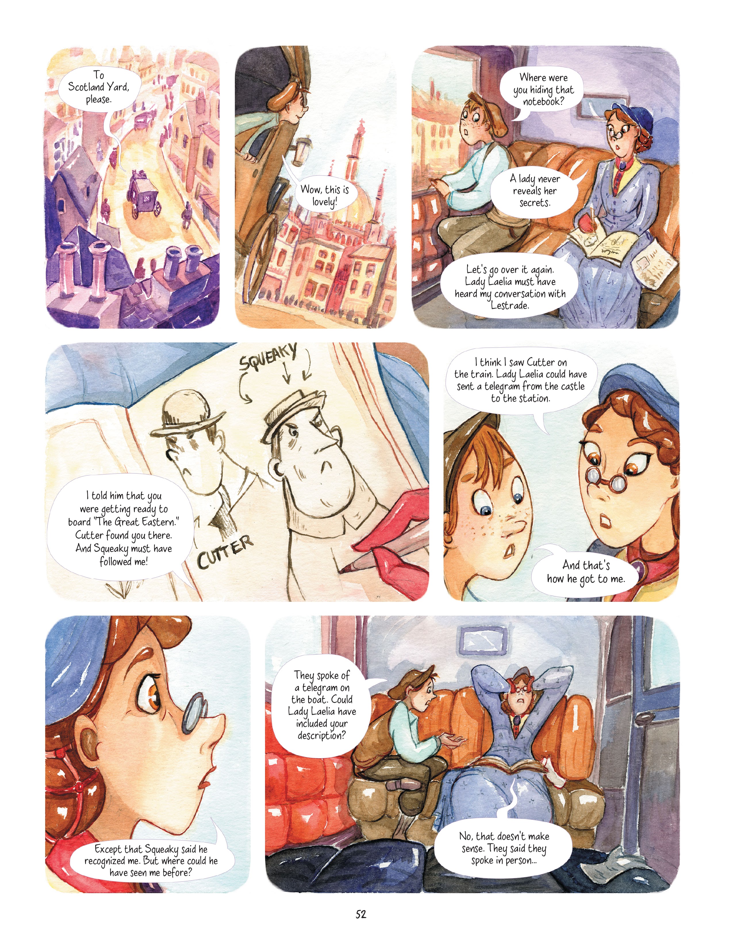 Read online An Enola Holmes Mystery comic -  Issue #1 - 54