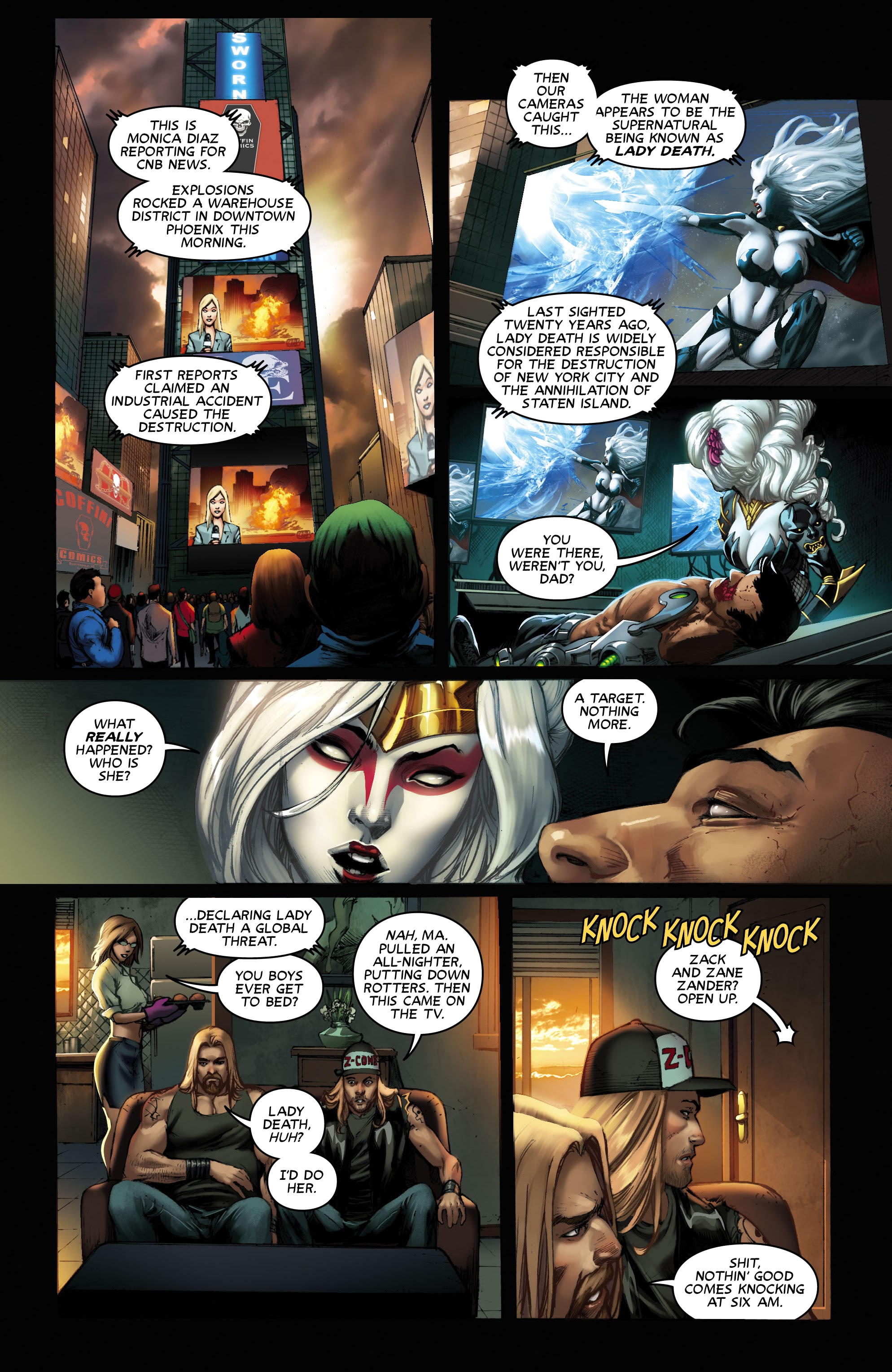 Read online Lady Death: Blasphemy Anthem comic -  Issue # Full - 8