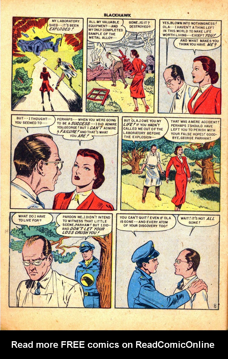 Read online Blackhawk (1957) comic -  Issue #30 - 10