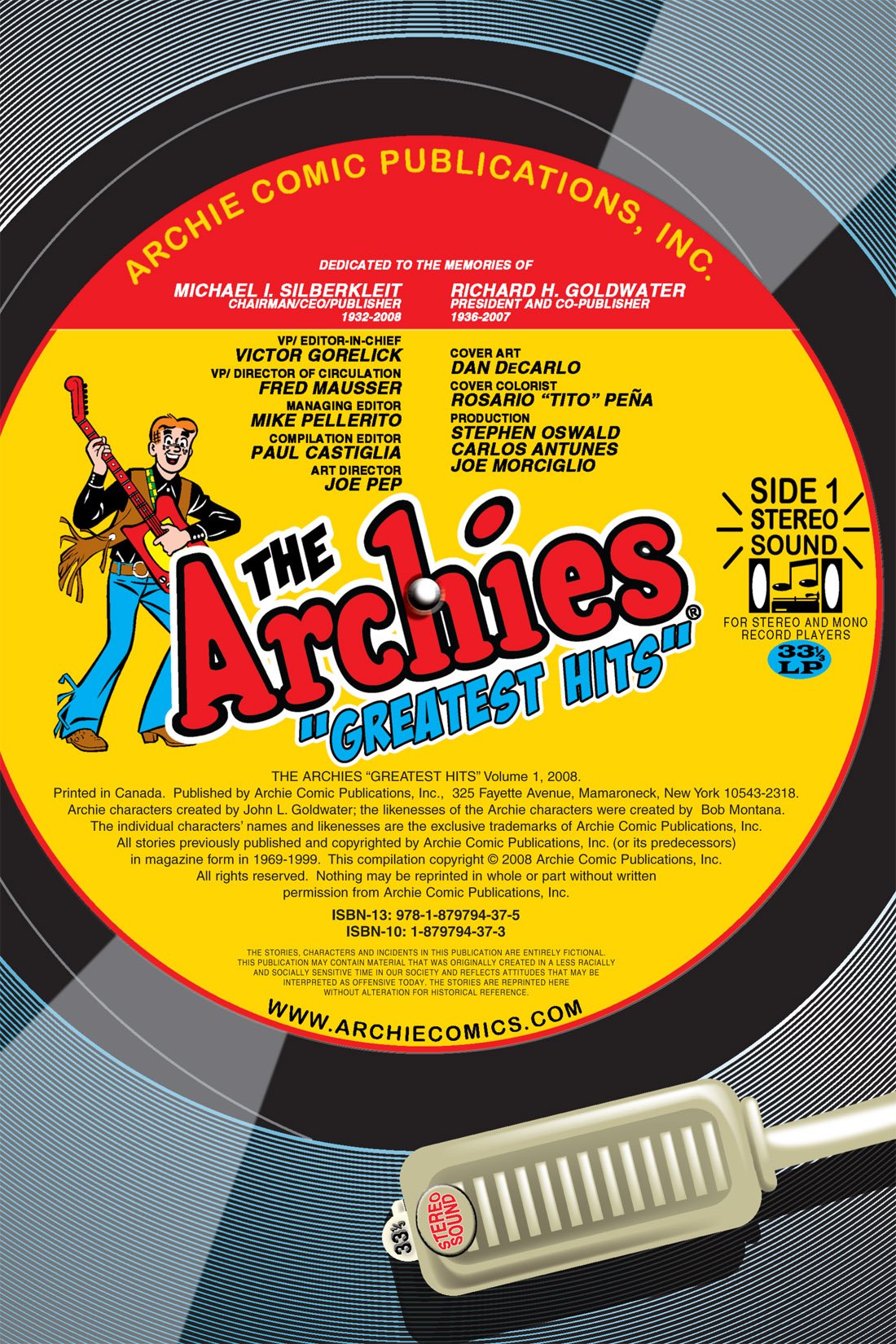 Read online The Archies: Greatest Hits comic -  Issue # TPB - 2