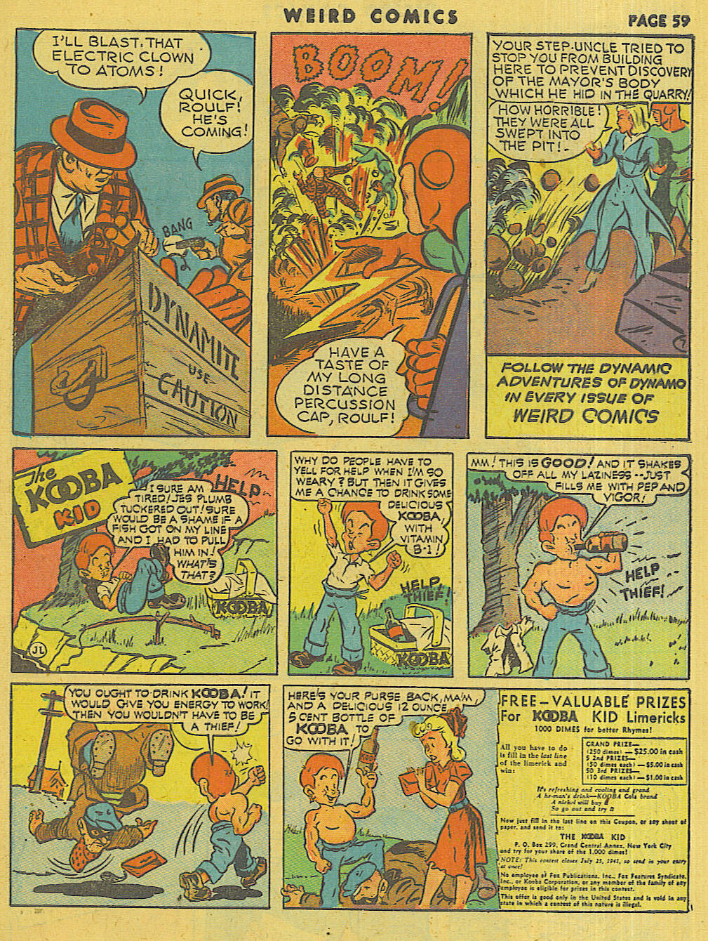 Read online Weird Comics comic -  Issue #17 - 58