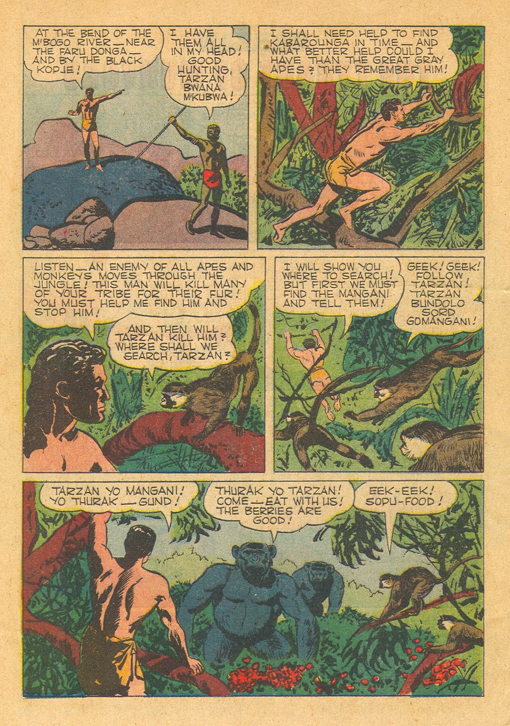 Read online Tarzan (1948) comic -  Issue #123 - 4