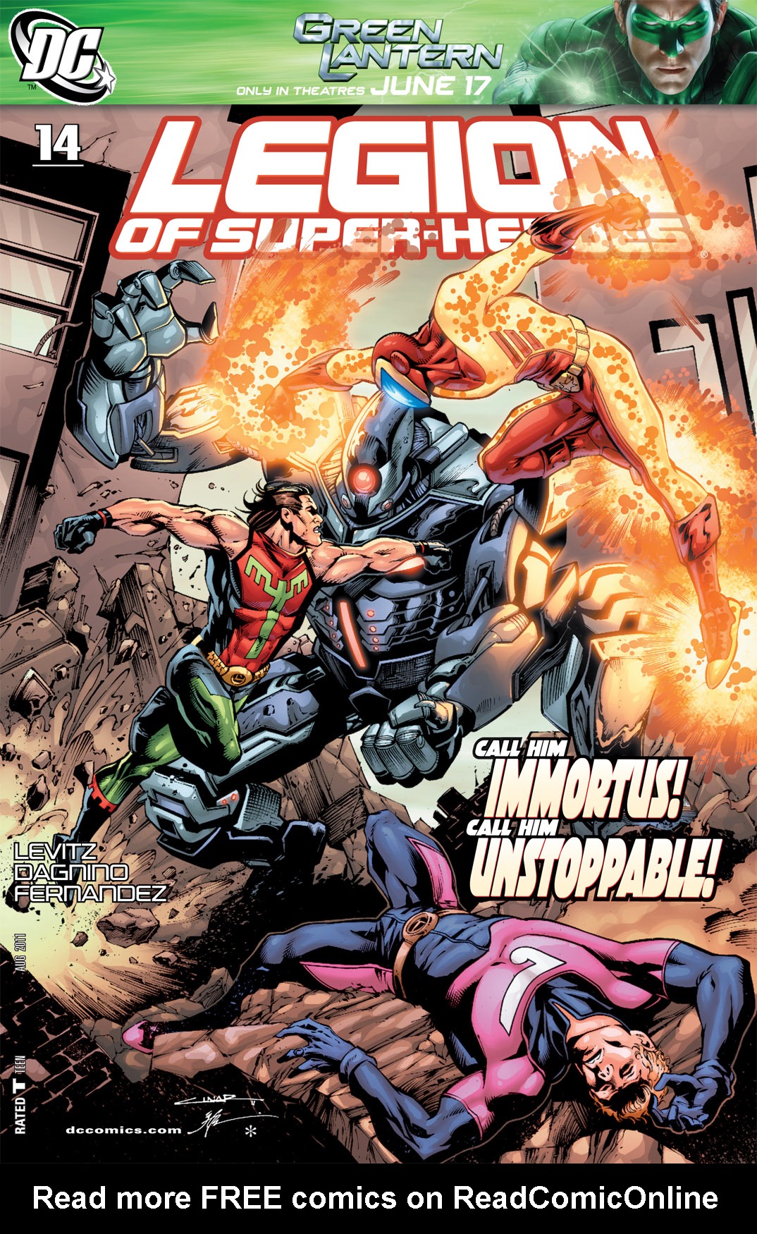 Read online Legion of Super-Heroes (2010) comic -  Issue #14 - 1