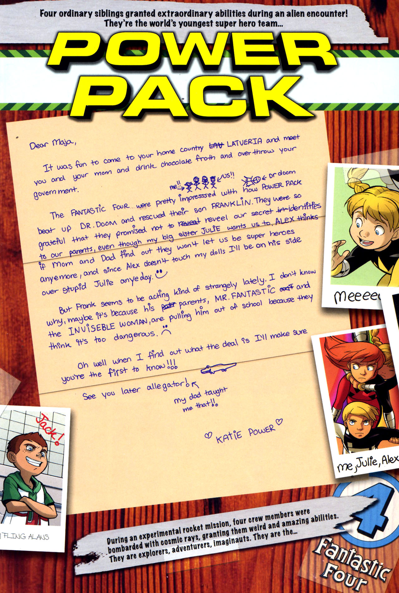 Read online Fantastic Four and Power Pack comic -  Issue #4 - 2