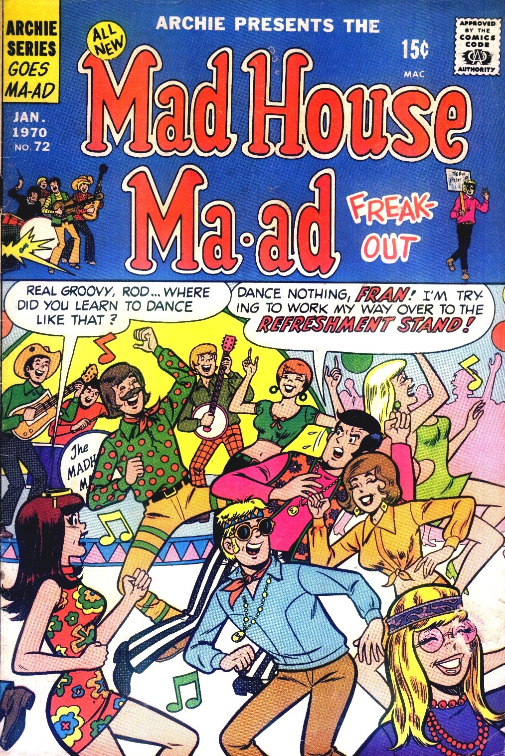 Read online Mad House Ma-ad Freak-Out comic -  Issue #72 - 1