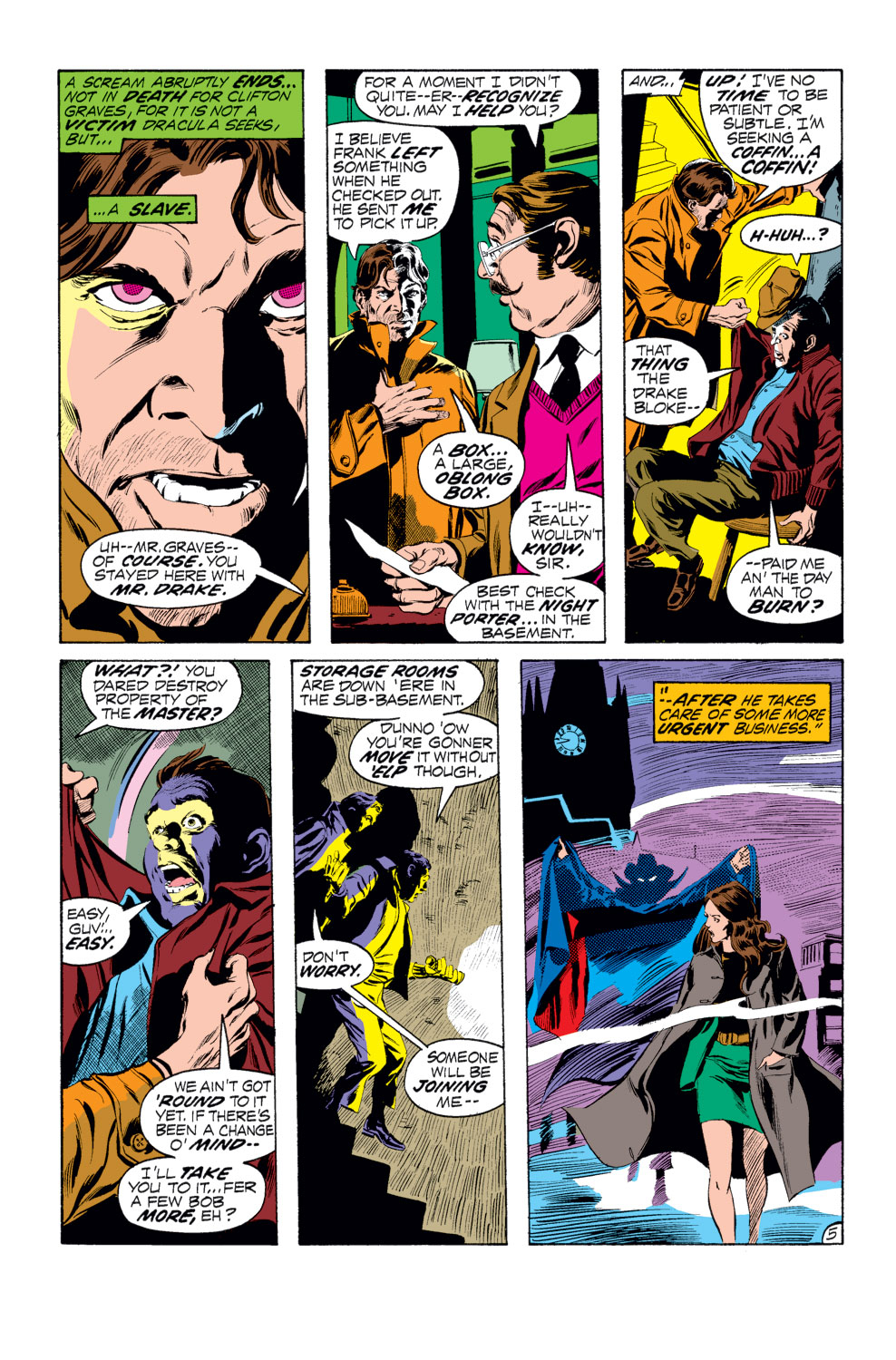 Read online Tomb of Dracula (1972) comic -  Issue #3 - 6