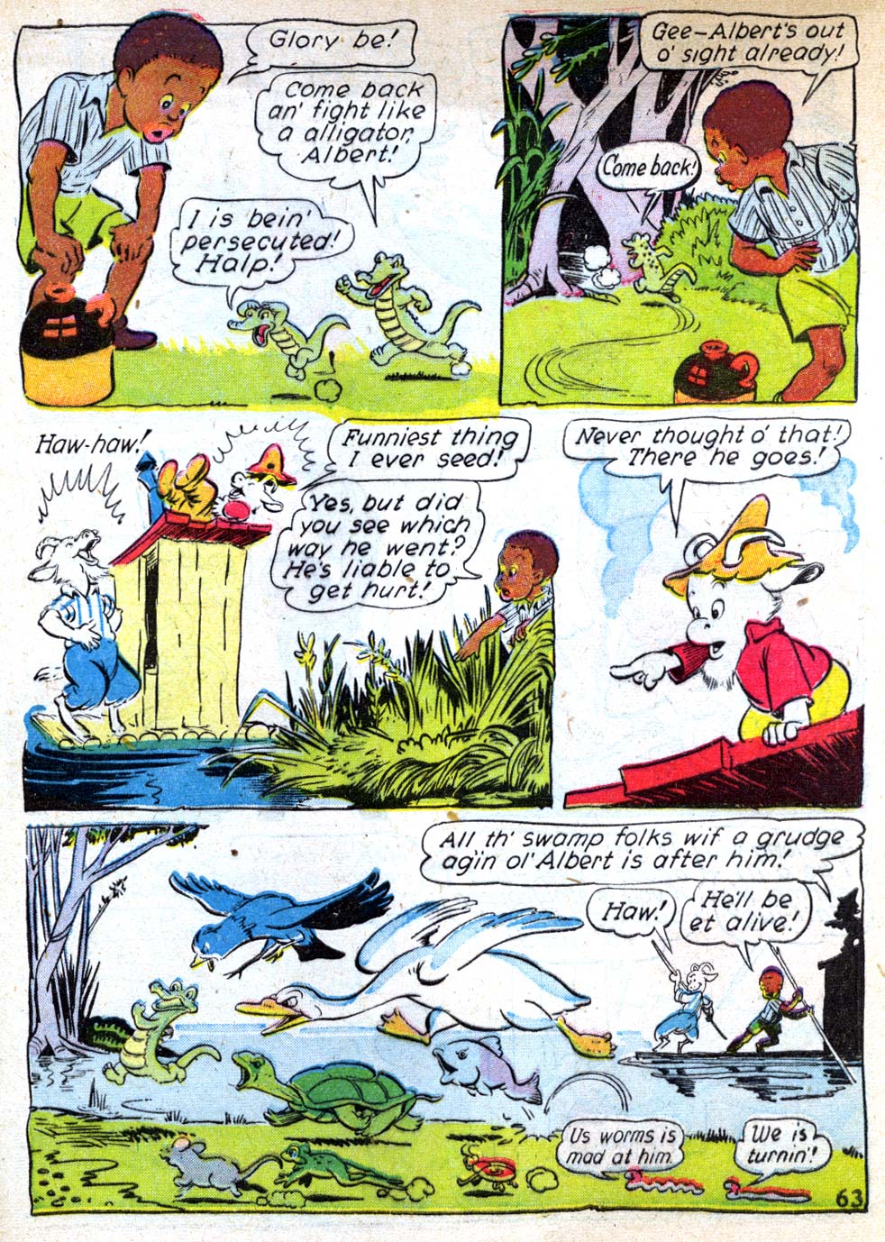 Read online Our Gang Comics comic -  Issue #6 - 65