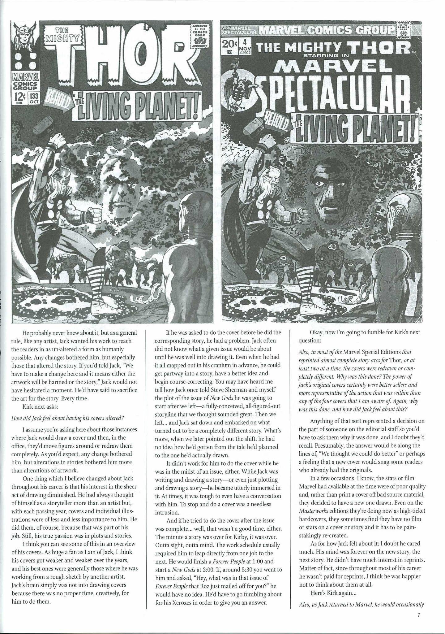 Read online The Jack Kirby Collector comic -  Issue #36 - 9