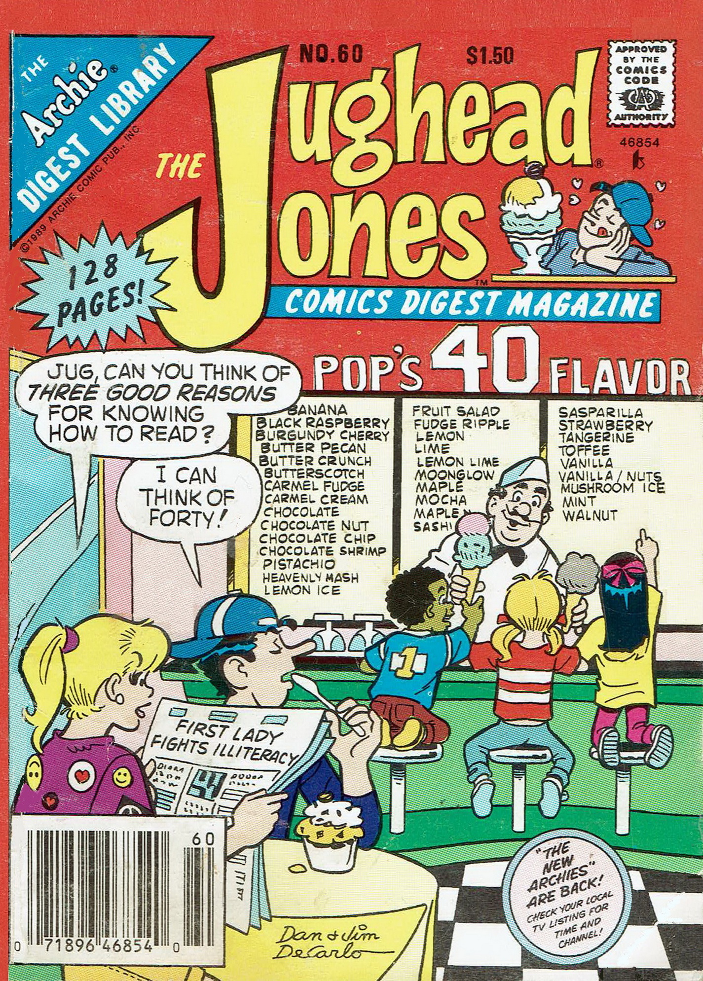 Read online Jughead Jones Comics Digest comic -  Issue #60 - 1