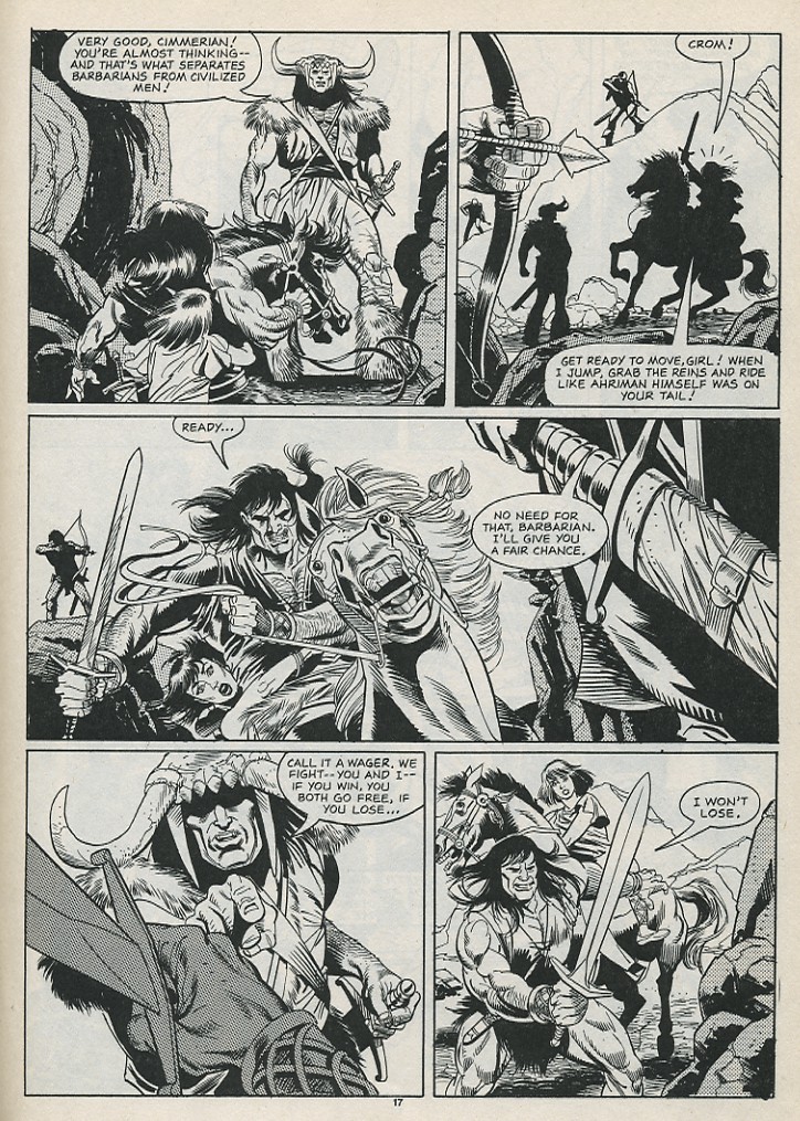 Read online The Savage Sword Of Conan comic -  Issue #188 - 19