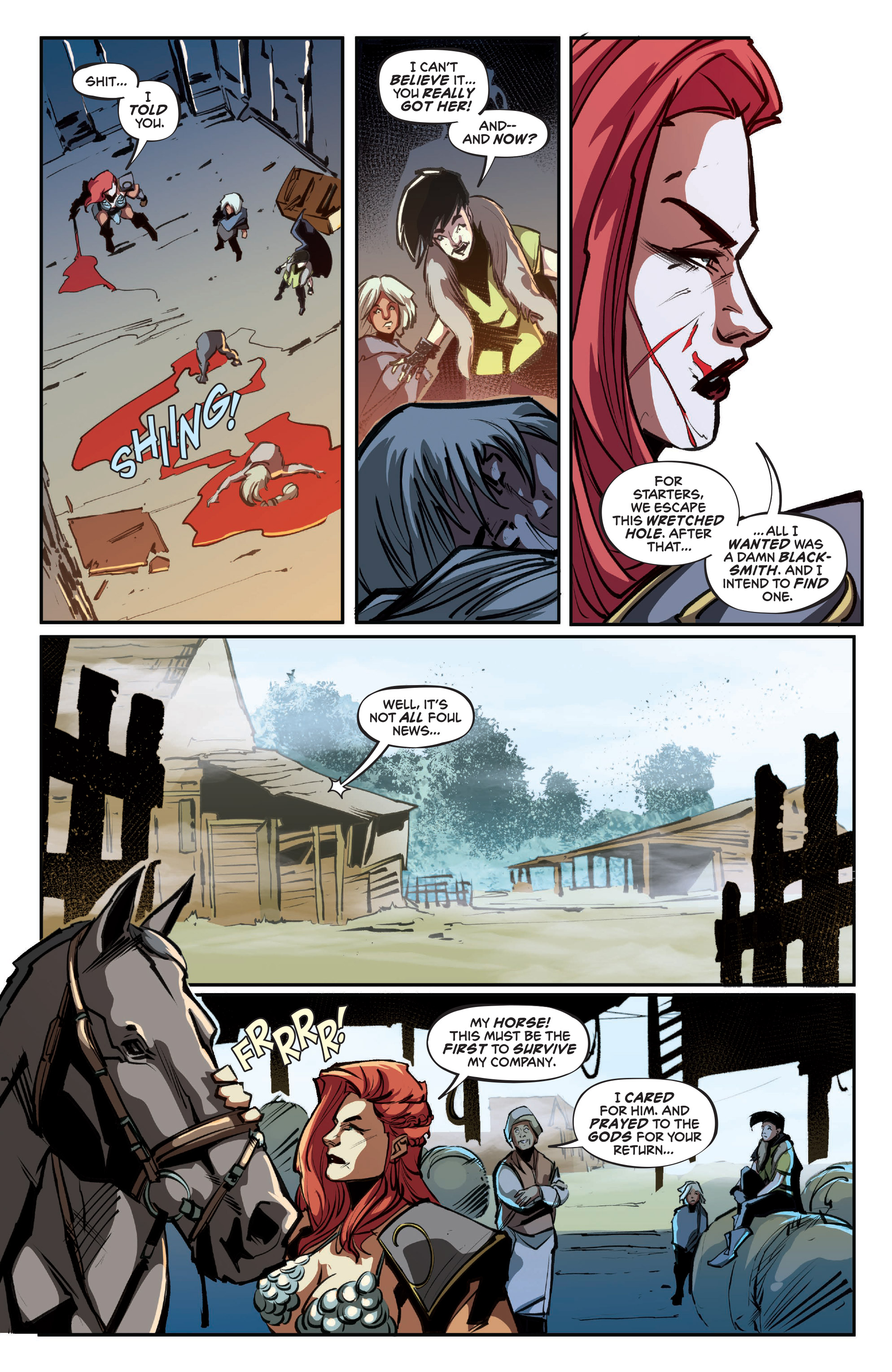 Read online Red Sonja (2021) comic -  Issue #8 - 9