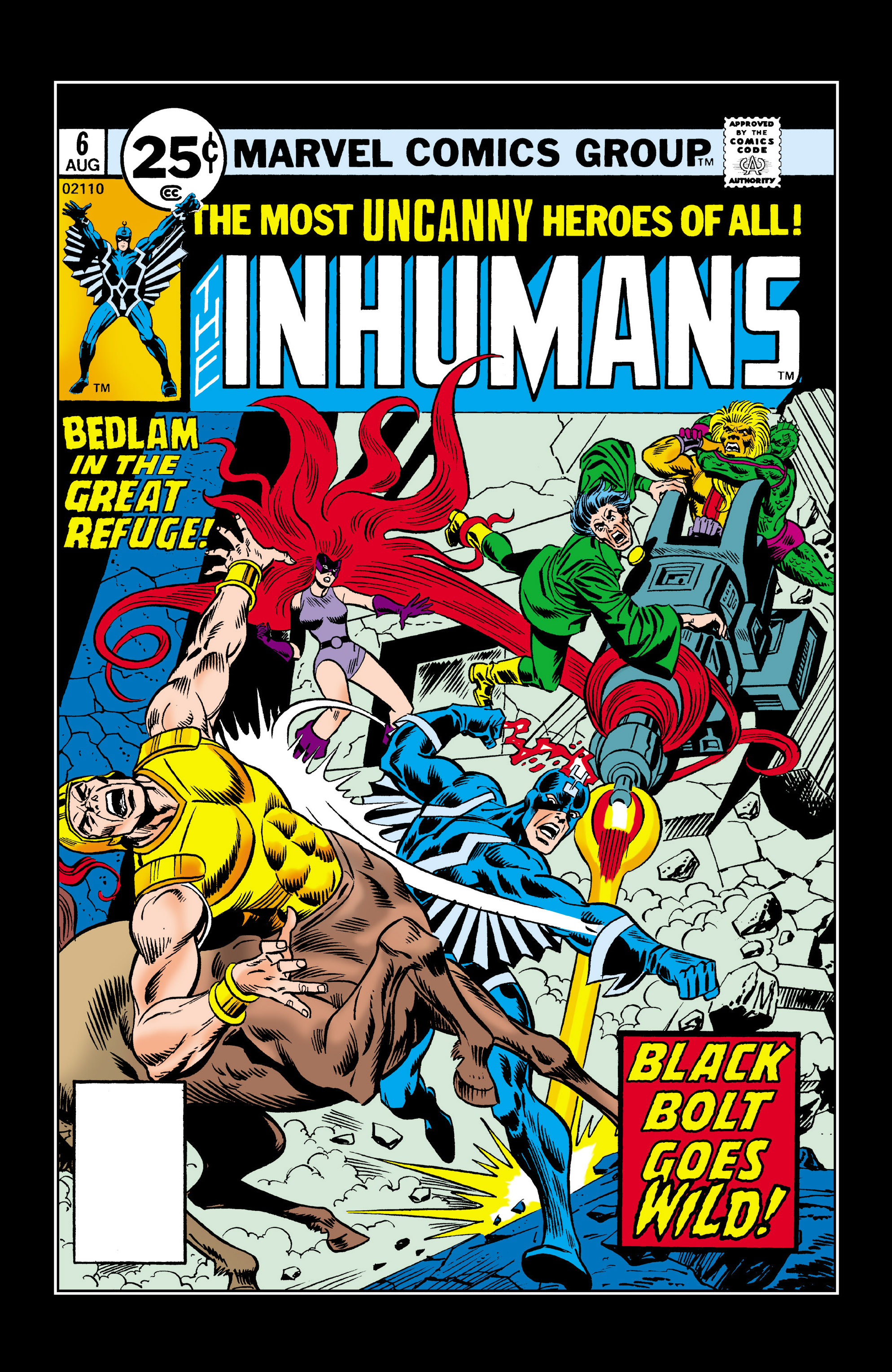 Read online Inhumans (1975) comic -  Issue #6 - 1