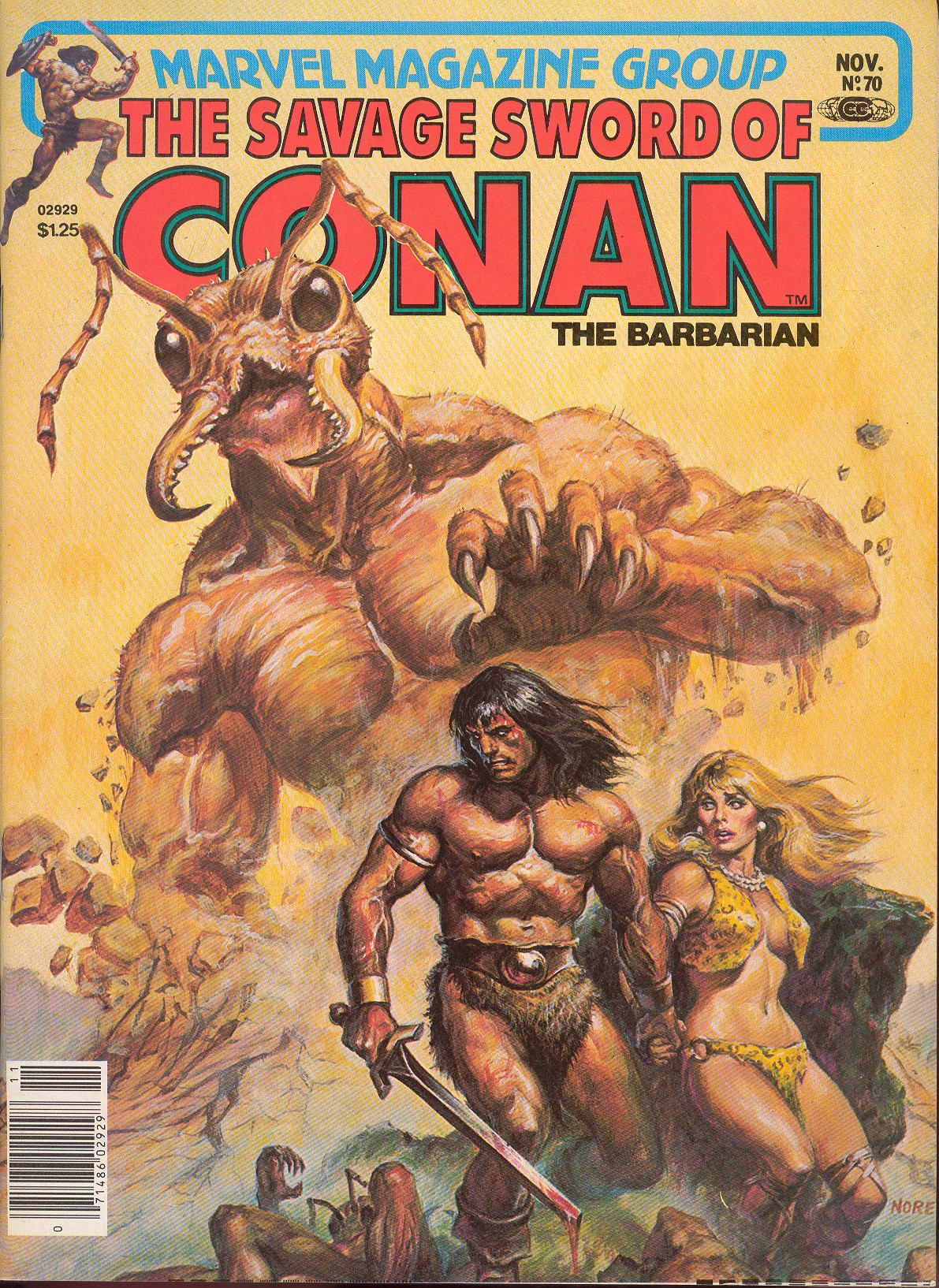 Read online The Savage Sword Of Conan comic -  Issue #70 - 1