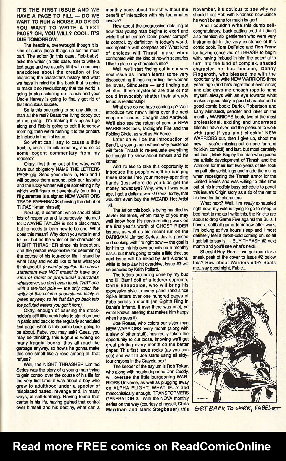Read online Night Thrasher comic -  Issue #1 - 36