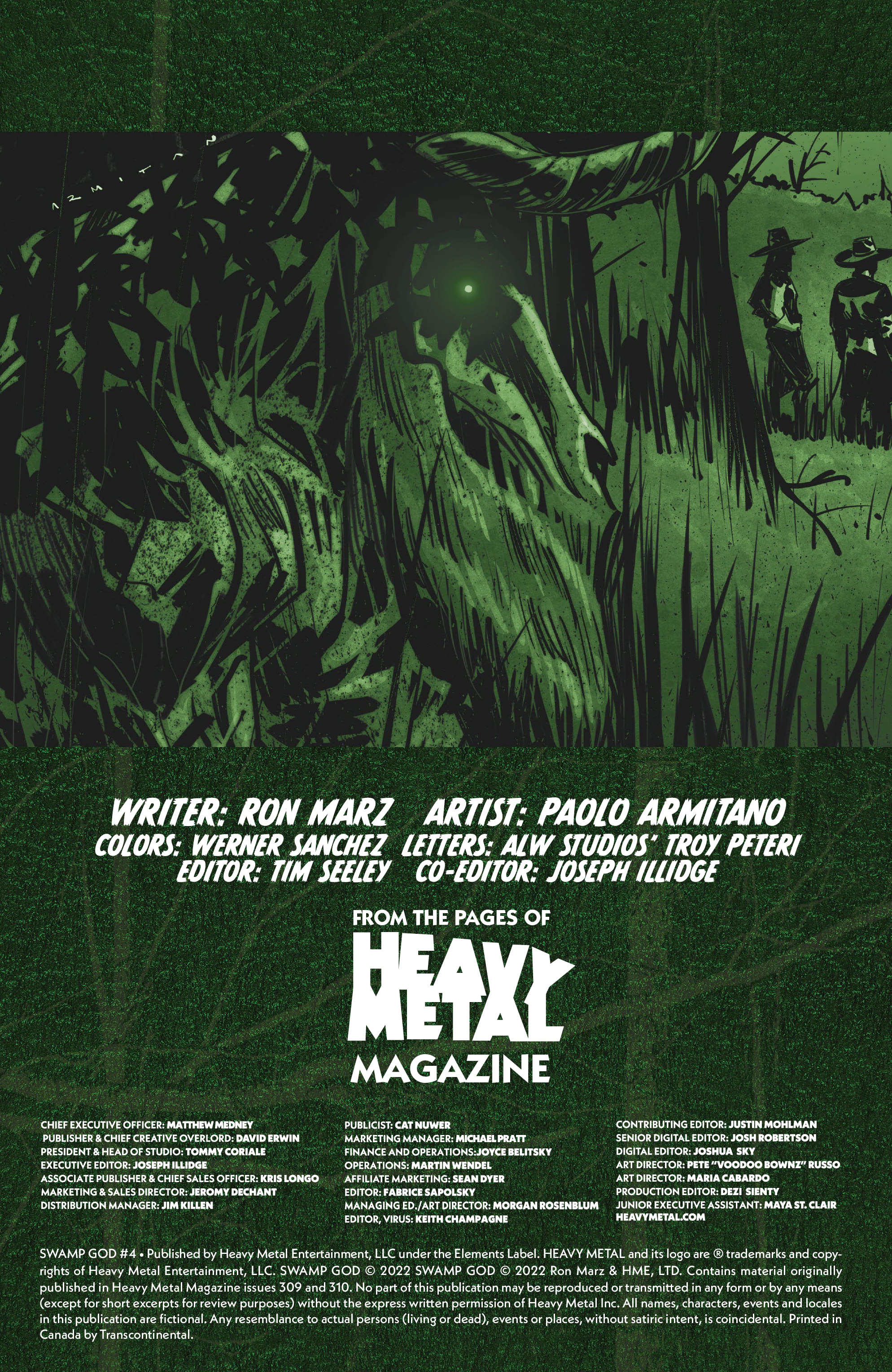 Read online Swamp God comic -  Issue #4 - 2
