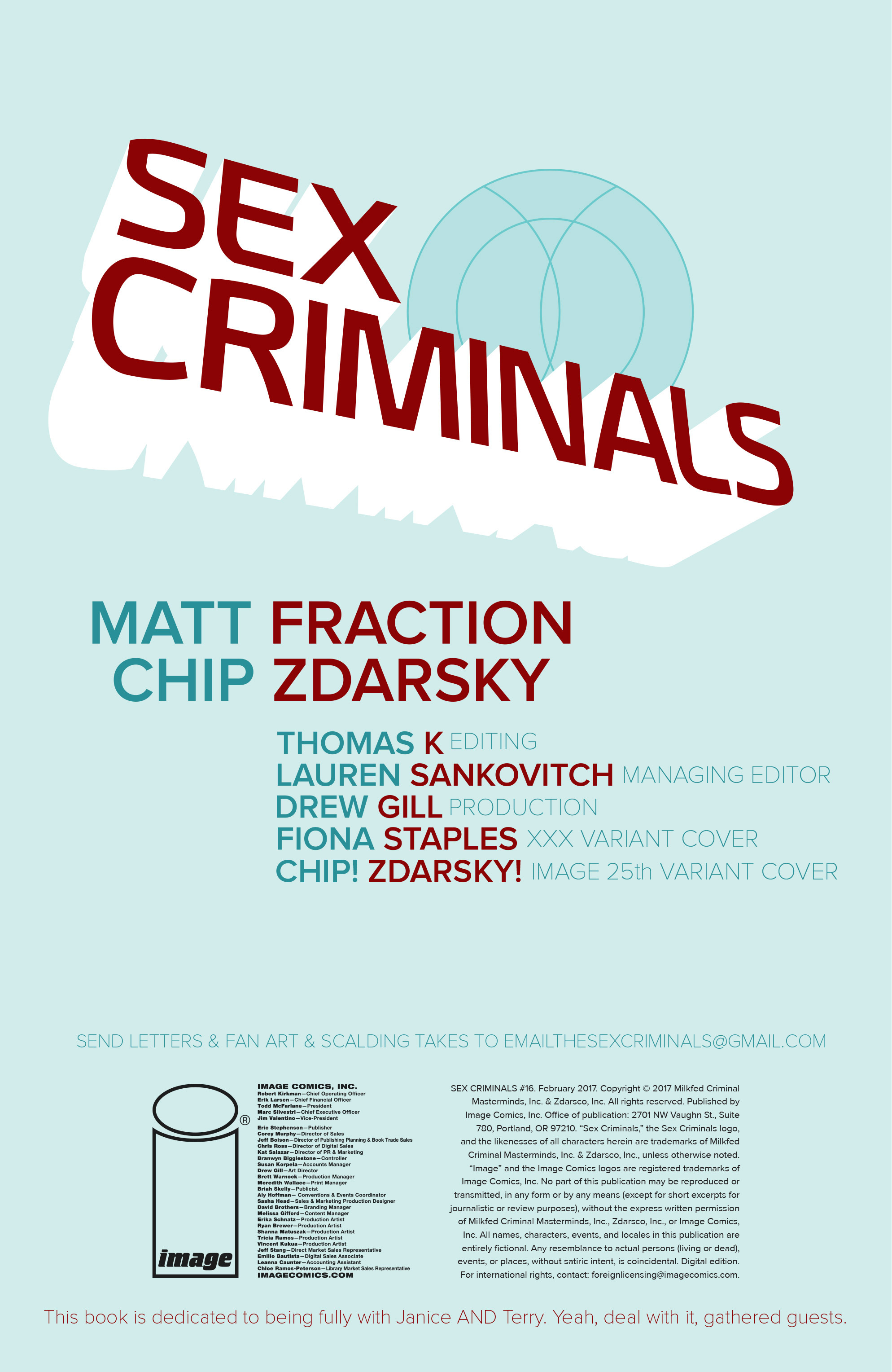 Read online Sex Criminals comic -  Issue #16 - 2