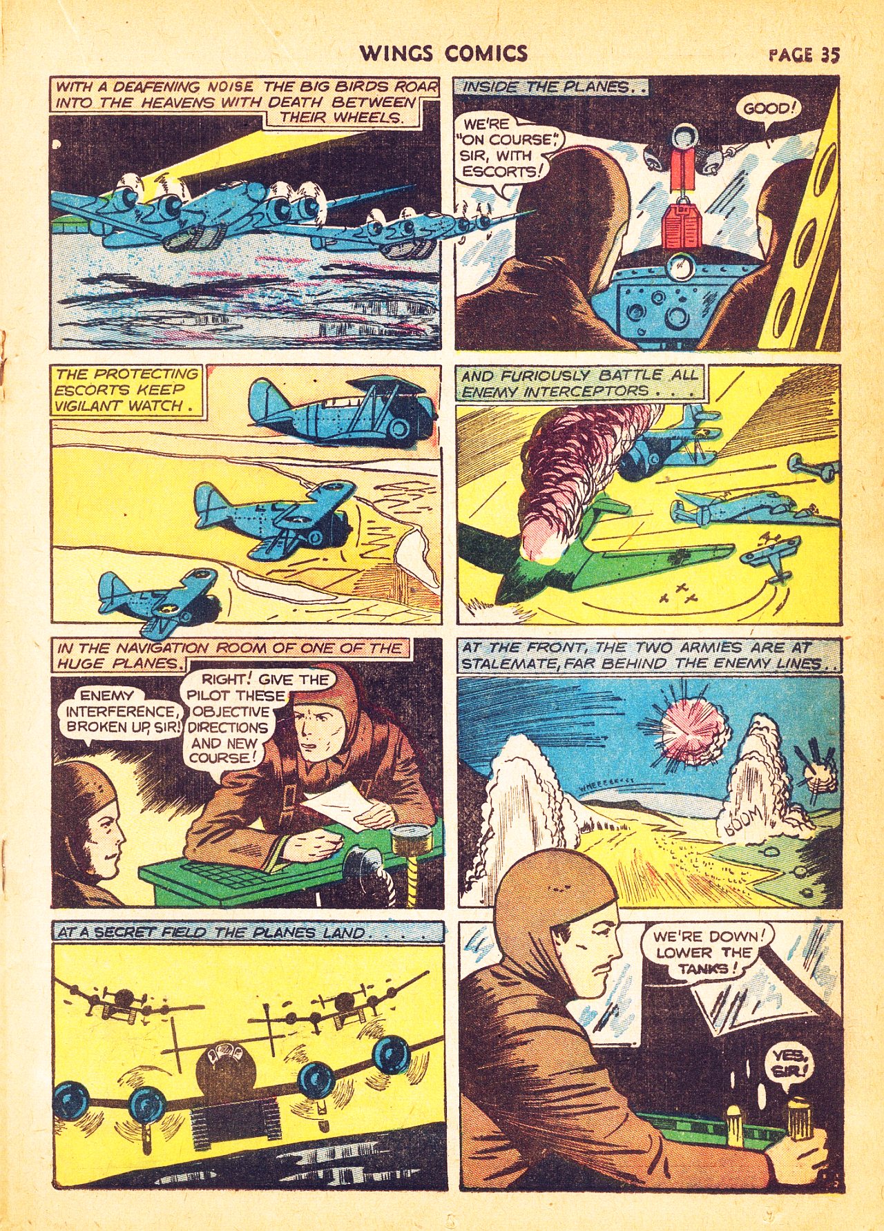 Read online Wings Comics comic -  Issue #4 - 37