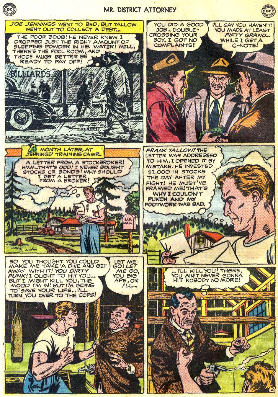Read online Mr. District Attorney comic -  Issue #21 - 34