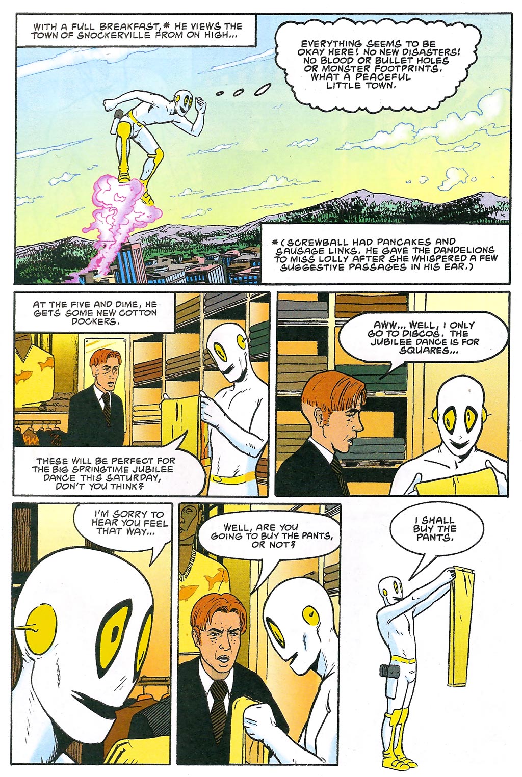 Read online Bob Burden's Original Mysterymen Comics comic -  Issue #3 - 9