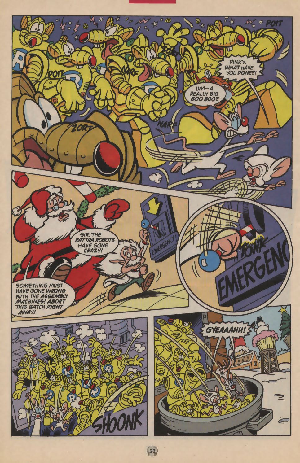 Read online Pinky and The Brain Christmas Special comic -  Issue # Full - 24