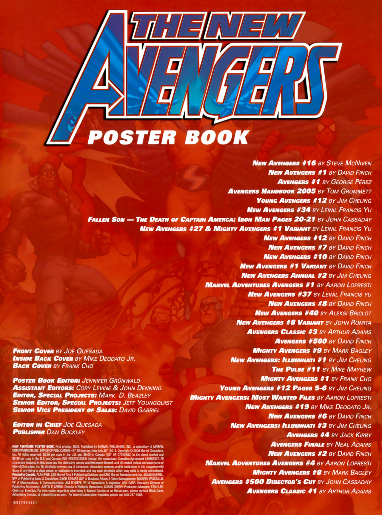 Read online New Avengers Poster Book comic -  Issue # Full - 2
