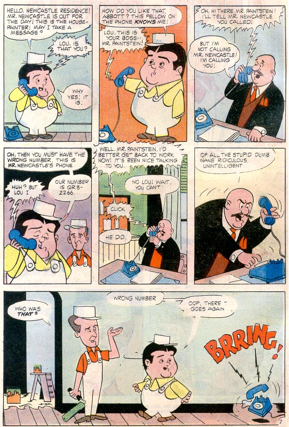 Read online Abbott & Costello comic -  Issue #1 - 3