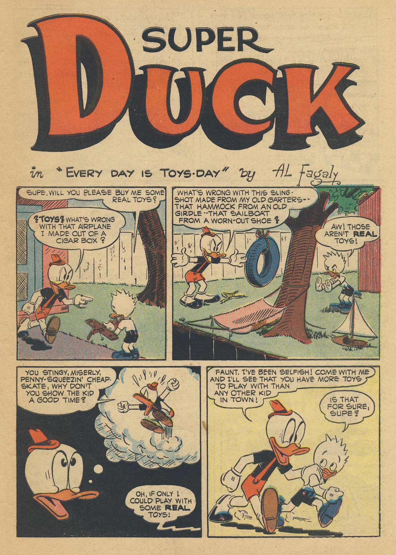 Read online Super Duck Comics comic -  Issue #28 - 39