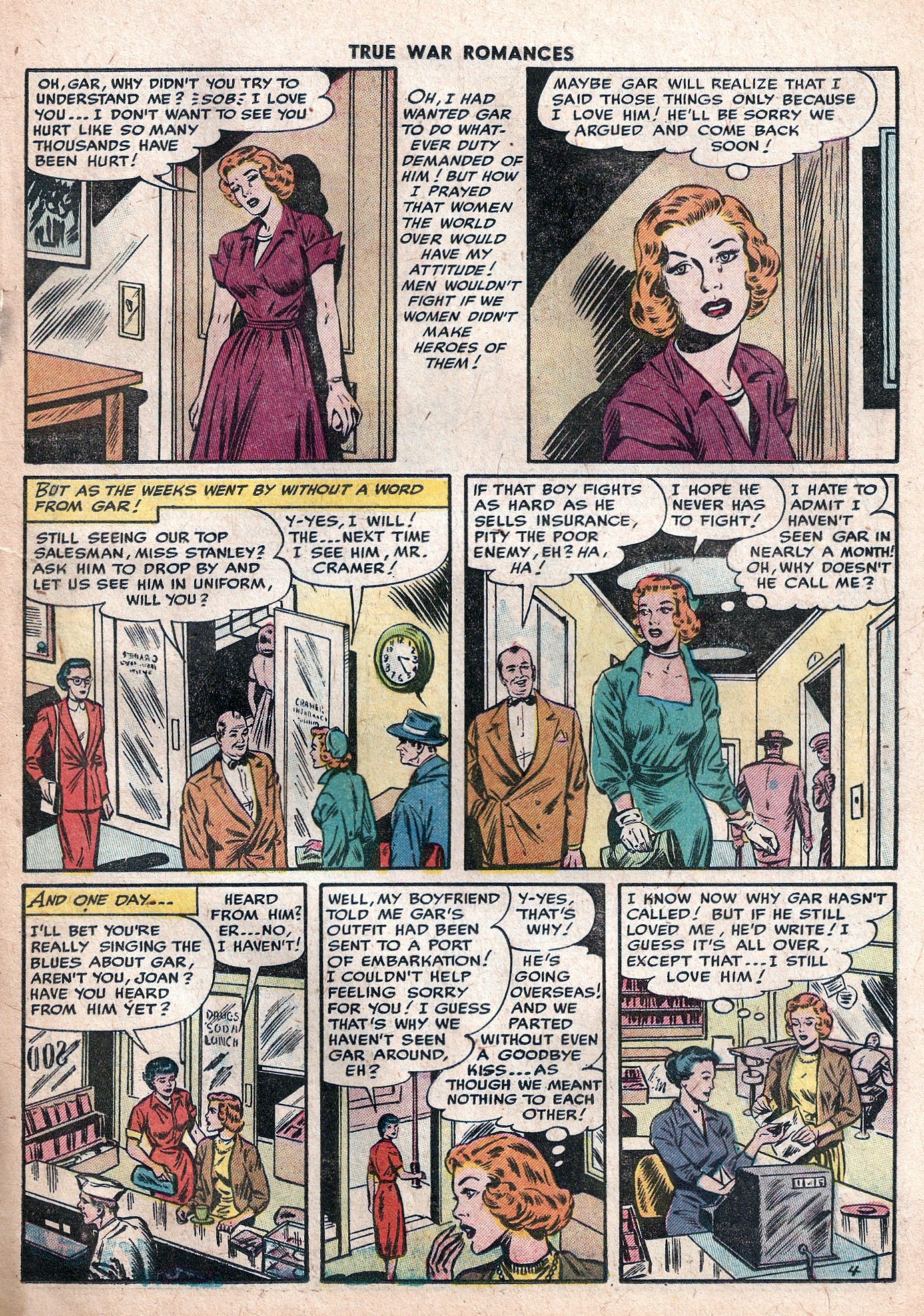 Read online True War Romances comic -  Issue #20 - 15