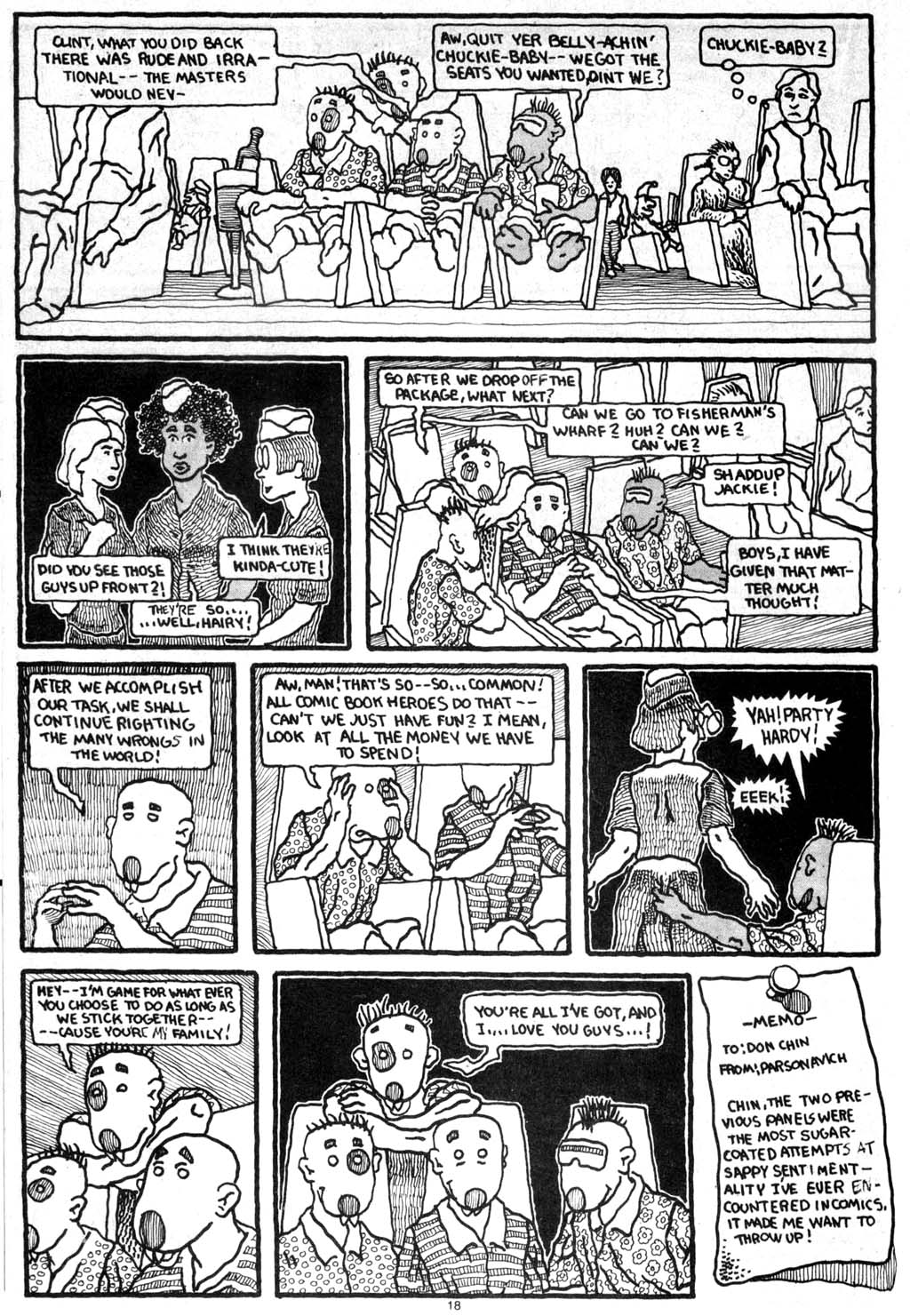 Read online Adolescent Radioactive Black Belt Hamsters comic -  Issue #1 - 18