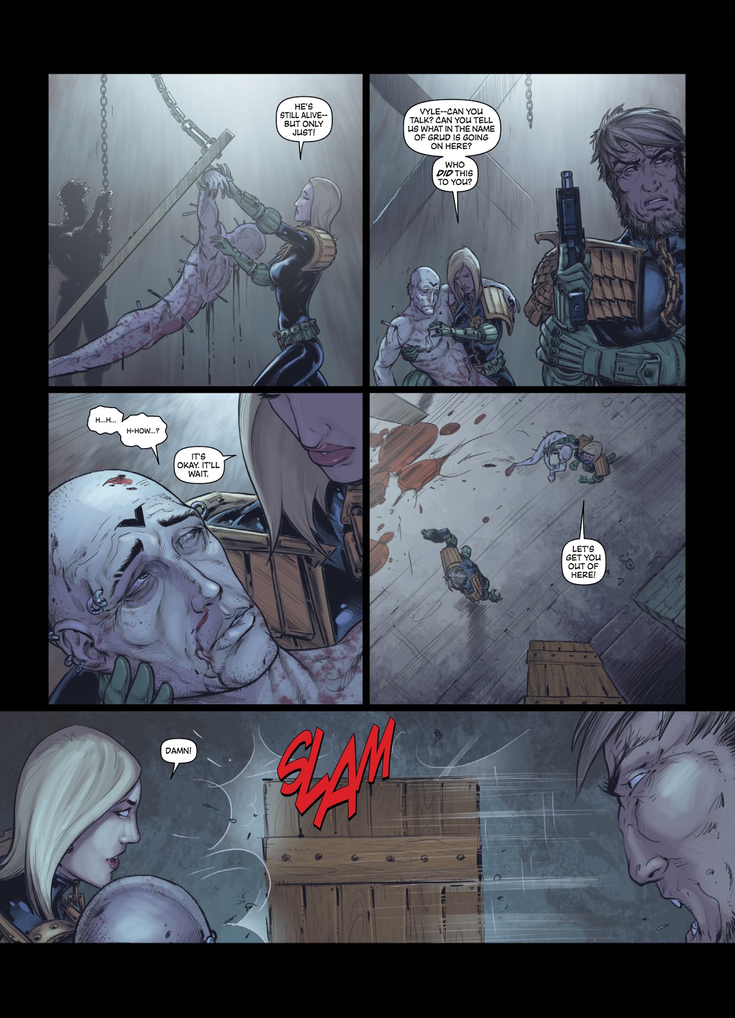 Read online Judge Anderson: The Psi Files comic -  Issue # TPB 5 - 176