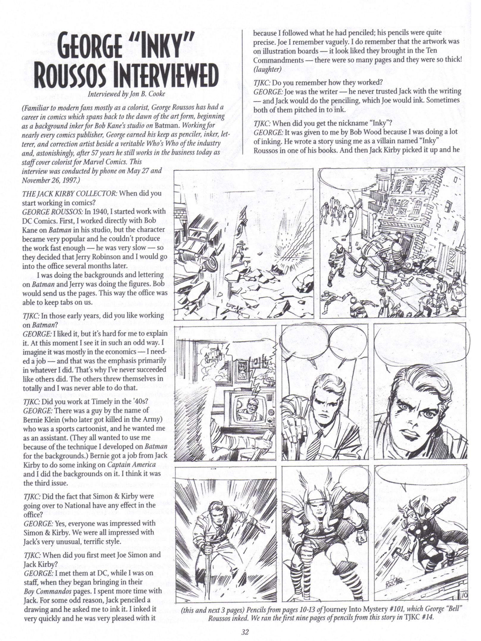 Read online The Jack Kirby Collector comic -  Issue #18 - 32